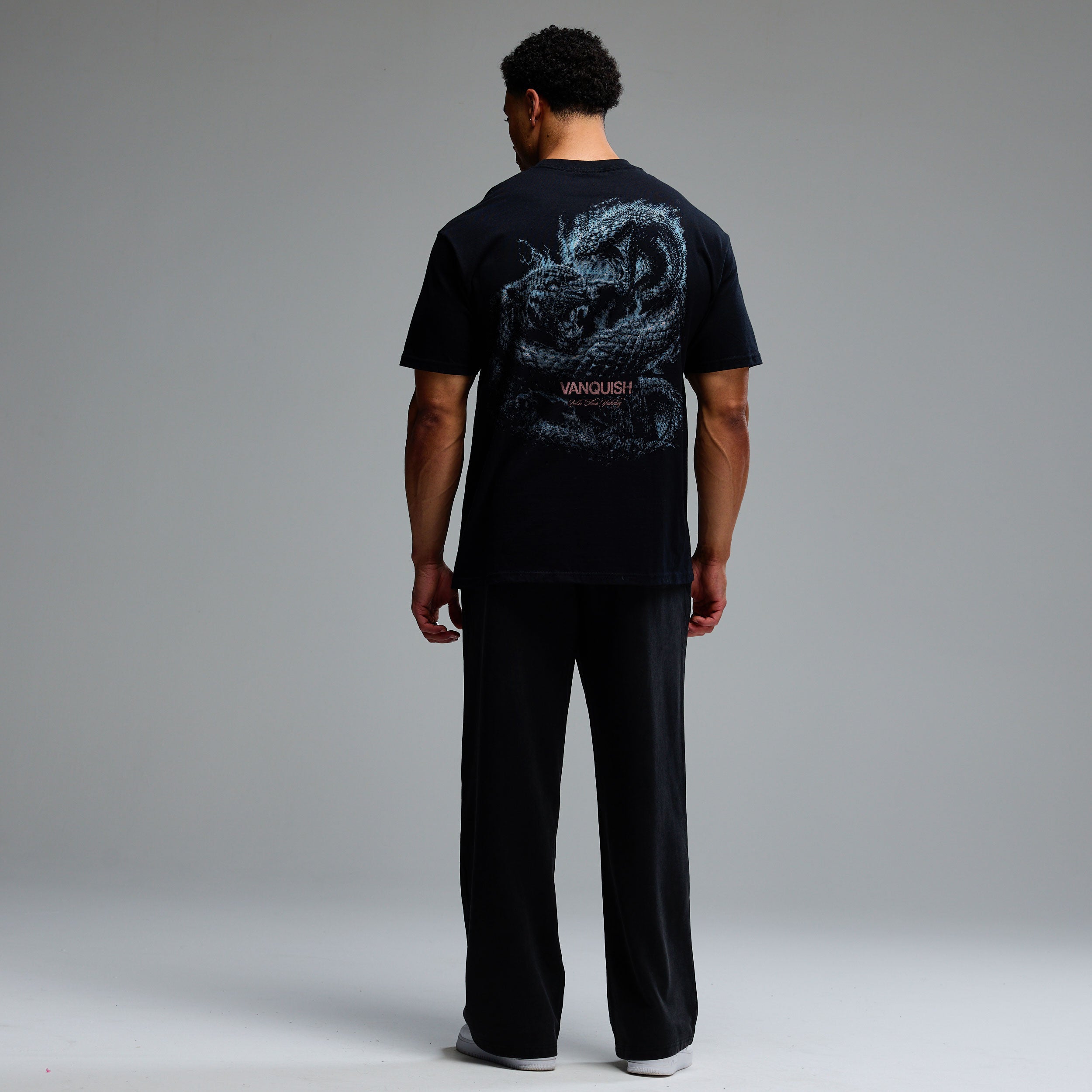 REVOLVE BLACK SNAKE OVERSIZED T SHIRT