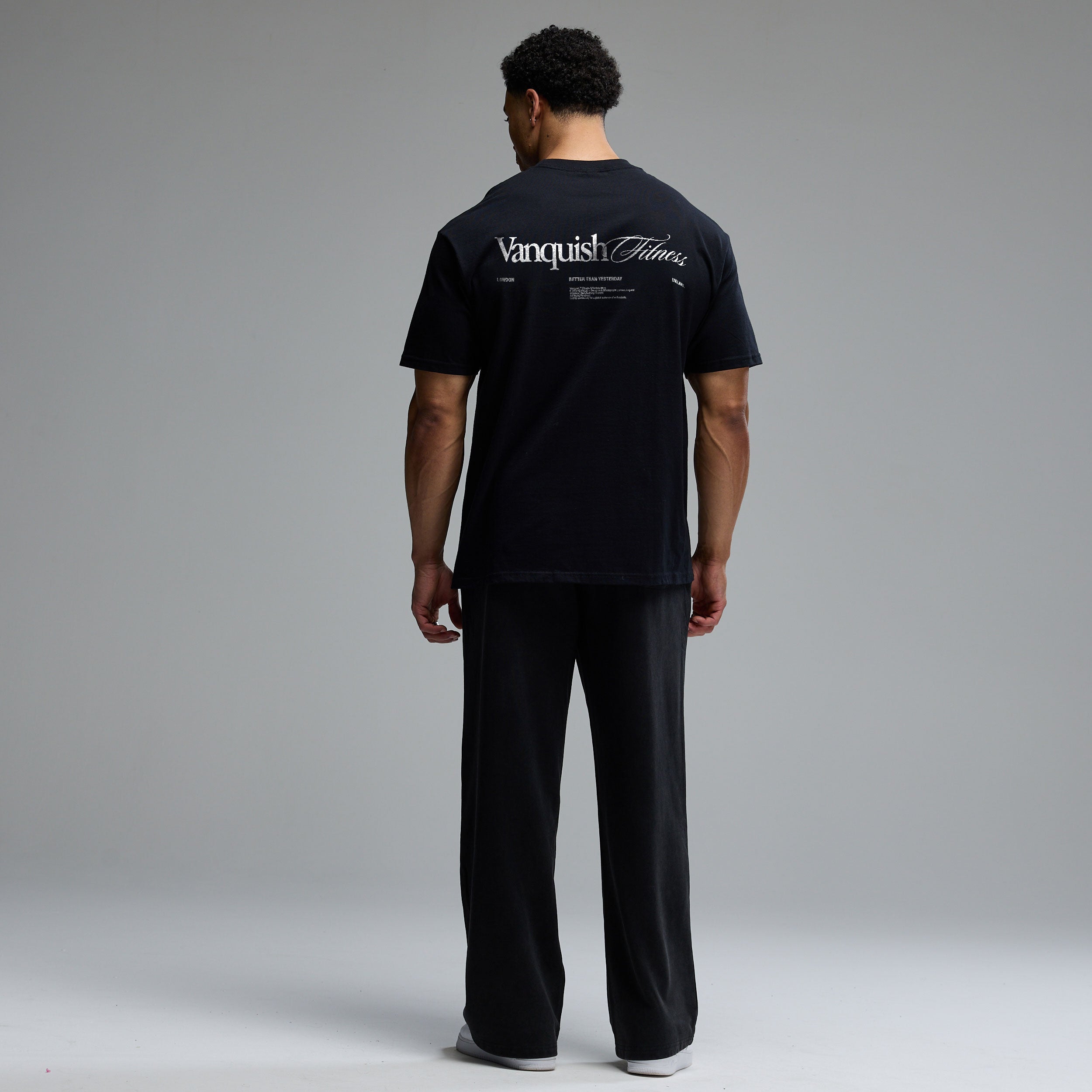 REVOLVE SCRIPT BLACK OVERSIZED T SHIRT