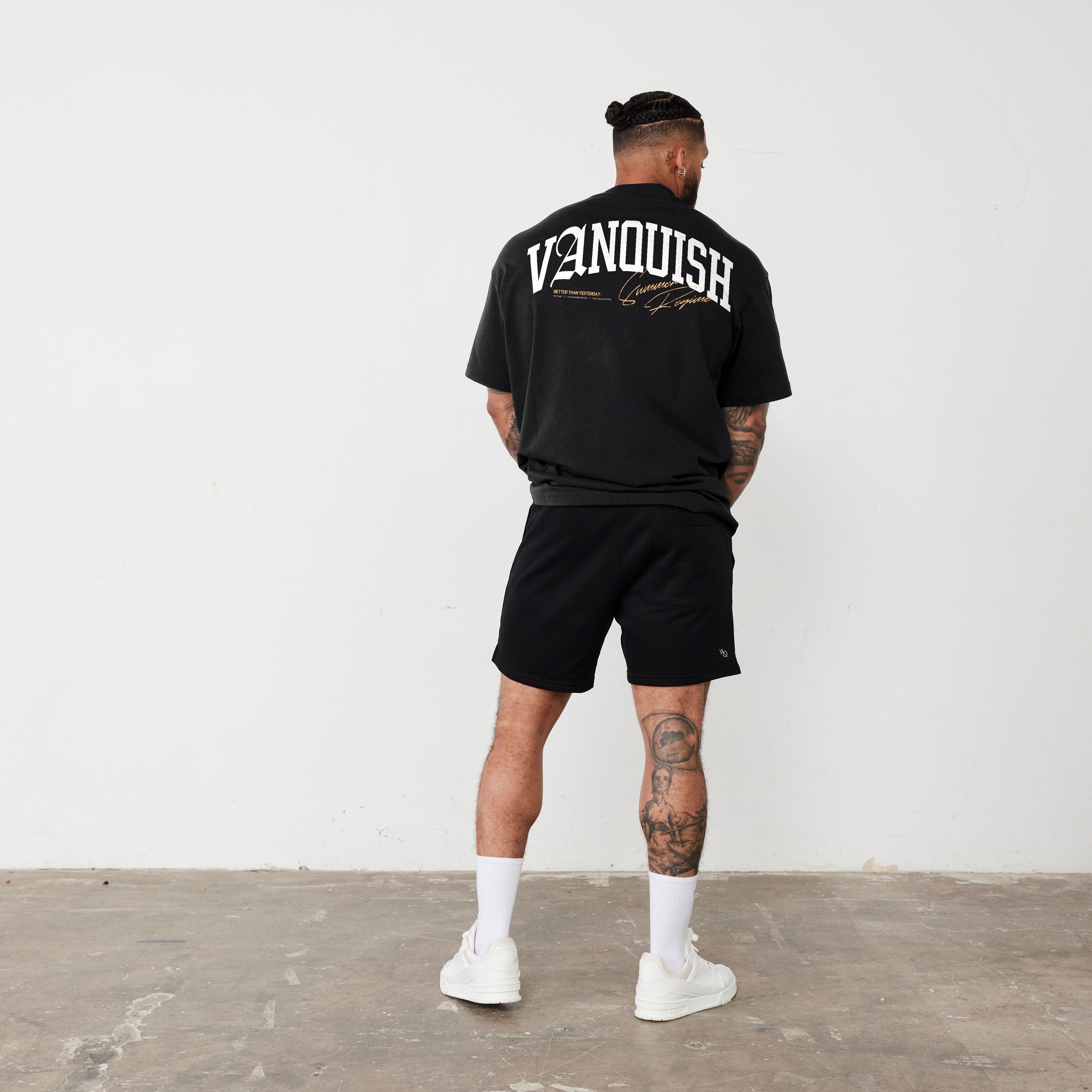 Vanquish Revolve Summer Regime Black Oversized T Shirt
