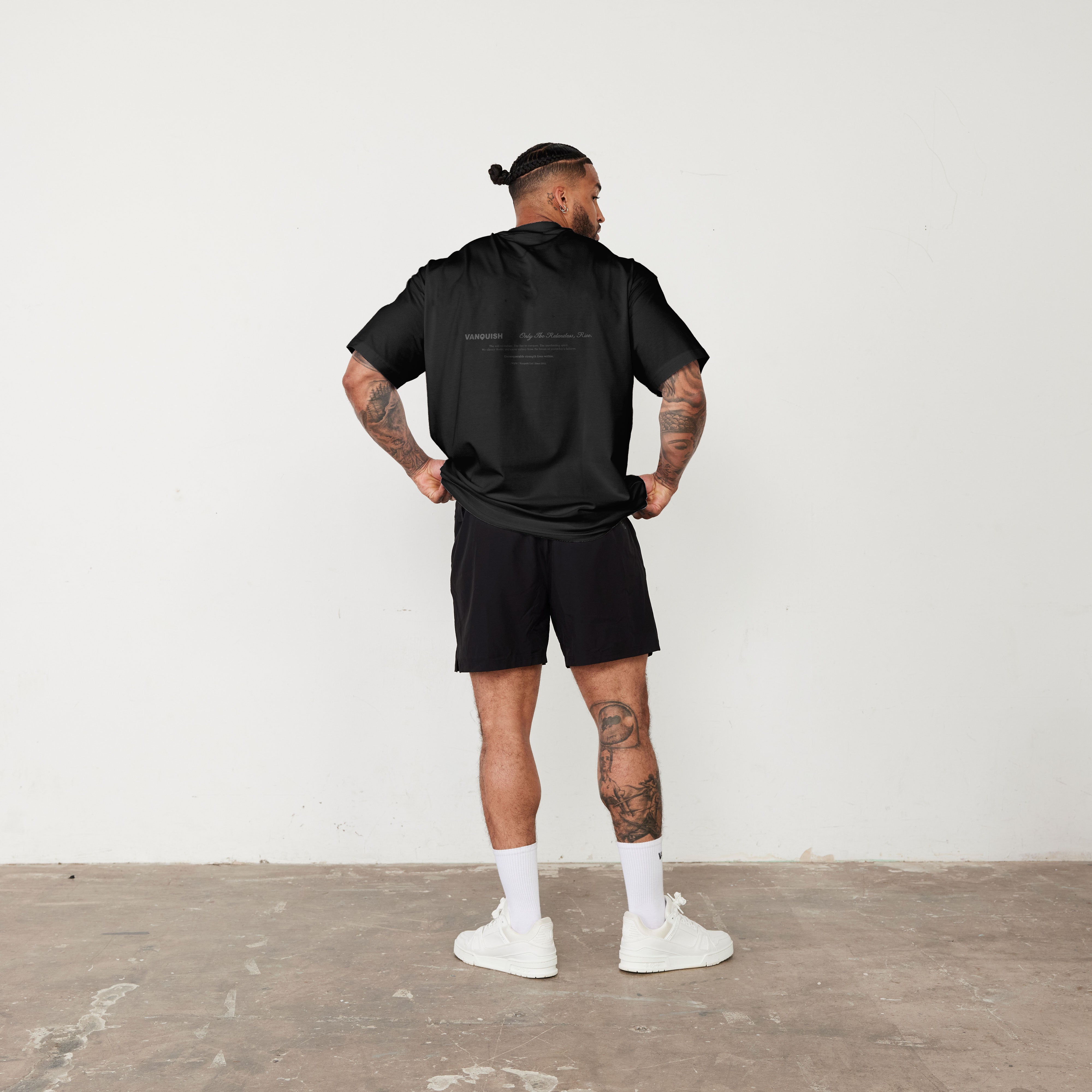Vanquish Revolve Saints Black Oversized T Shirt