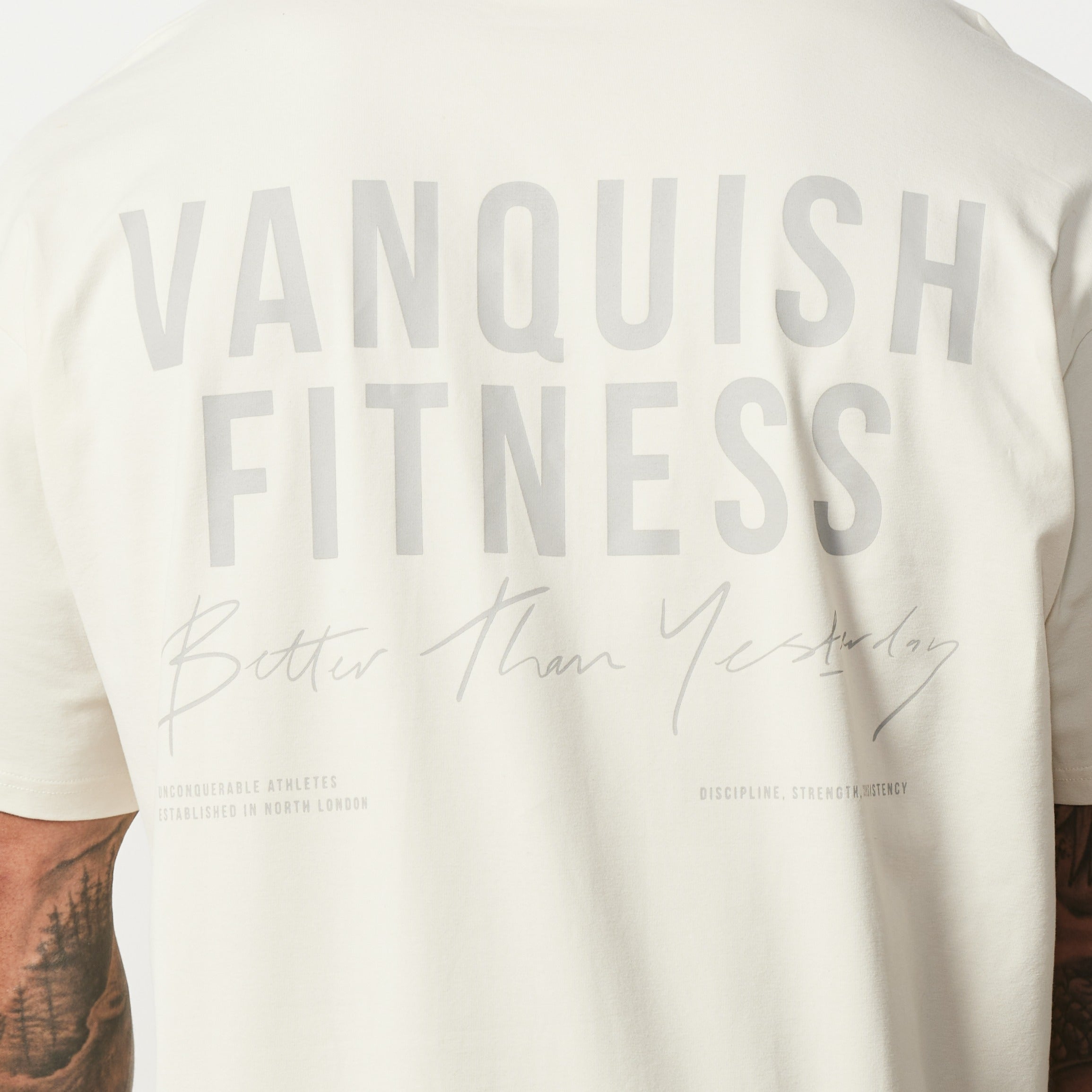 Vanquish TSP Vintage White Consistency Oversized T Shirt