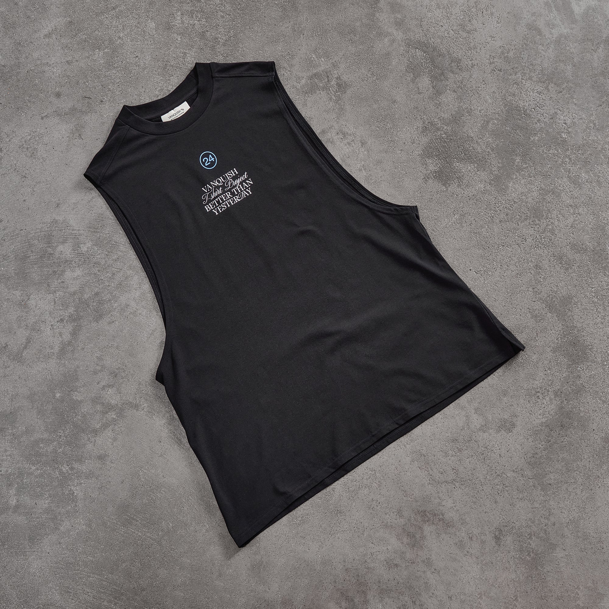 Vanquish TSP 2024 Collective Black Sleeveless Oversized T-Shirt
