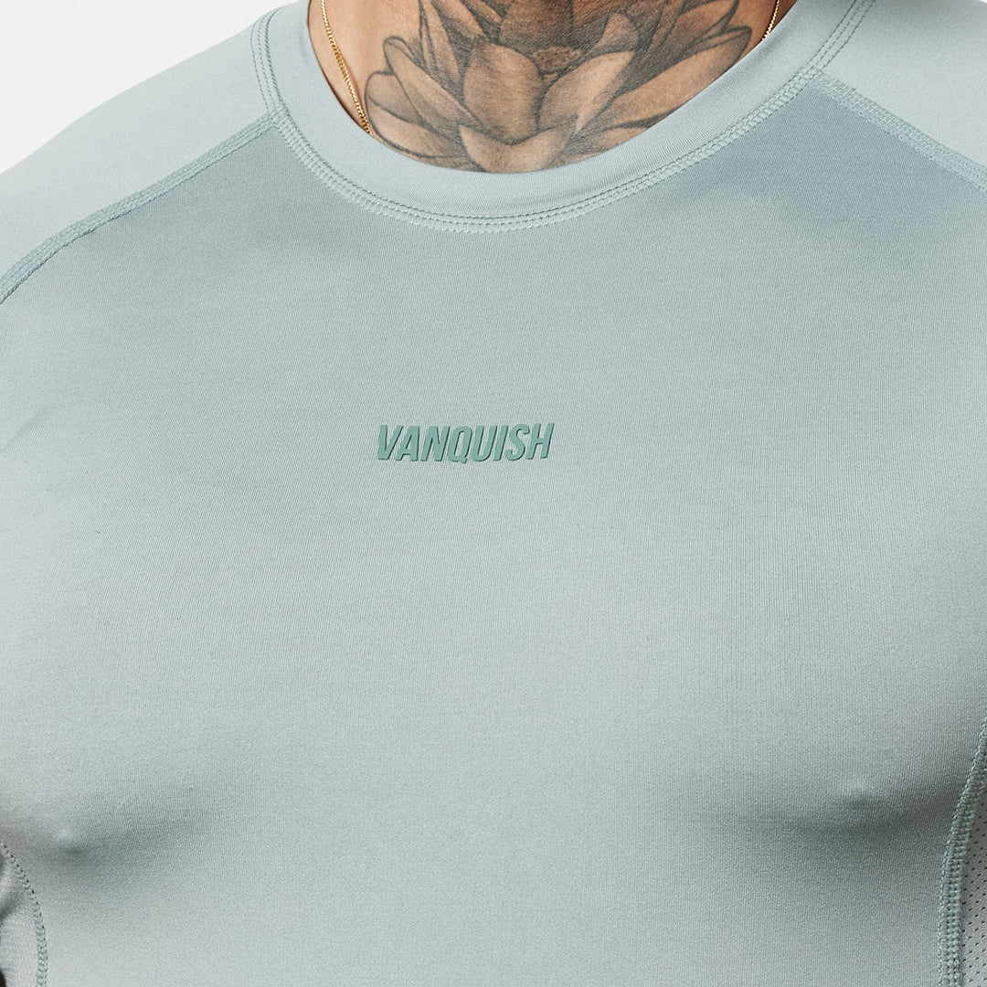 Vanquish Utility Frostgrünes kurzärmliges Baselayer-Oberteil