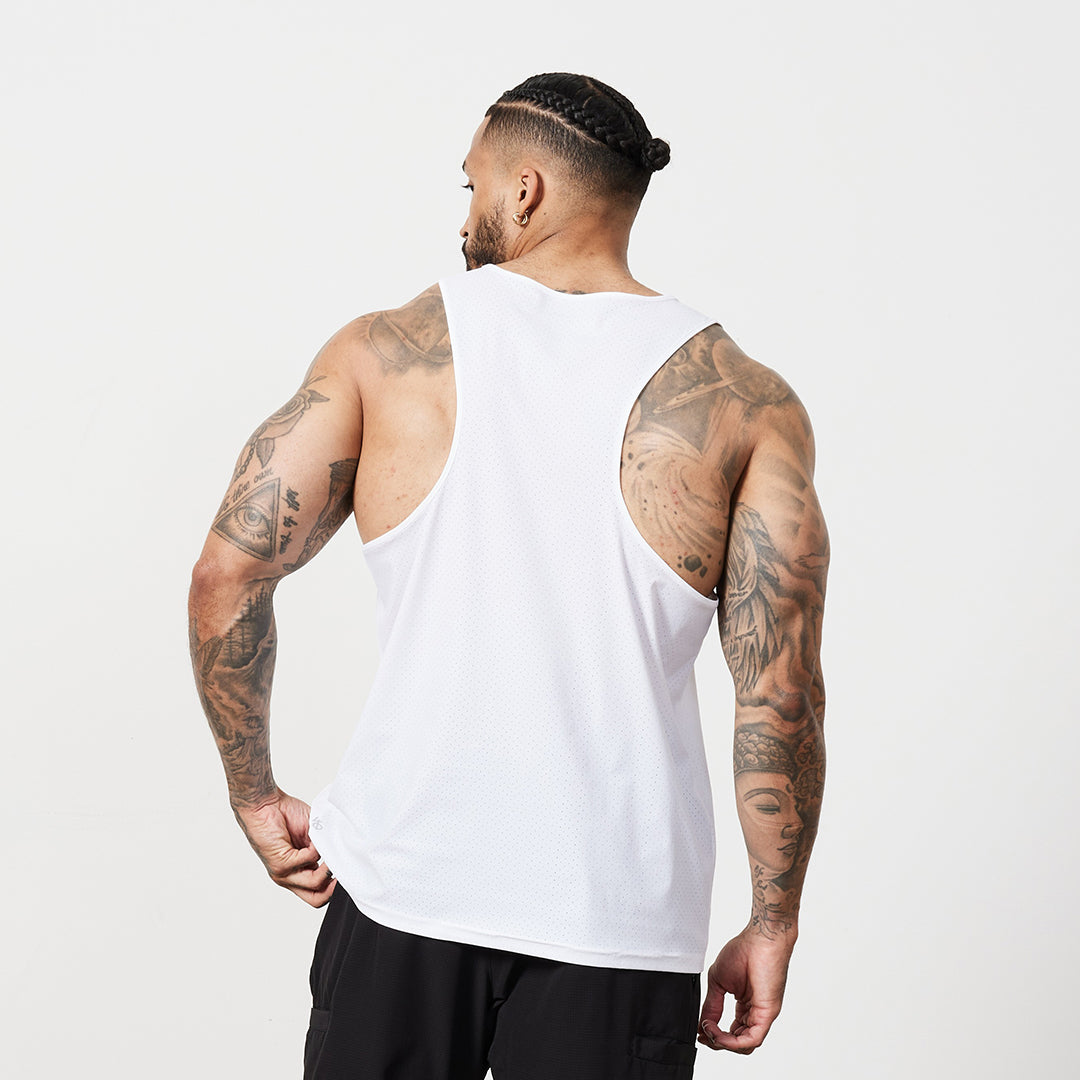 Vanquish Utility White Performance Tank