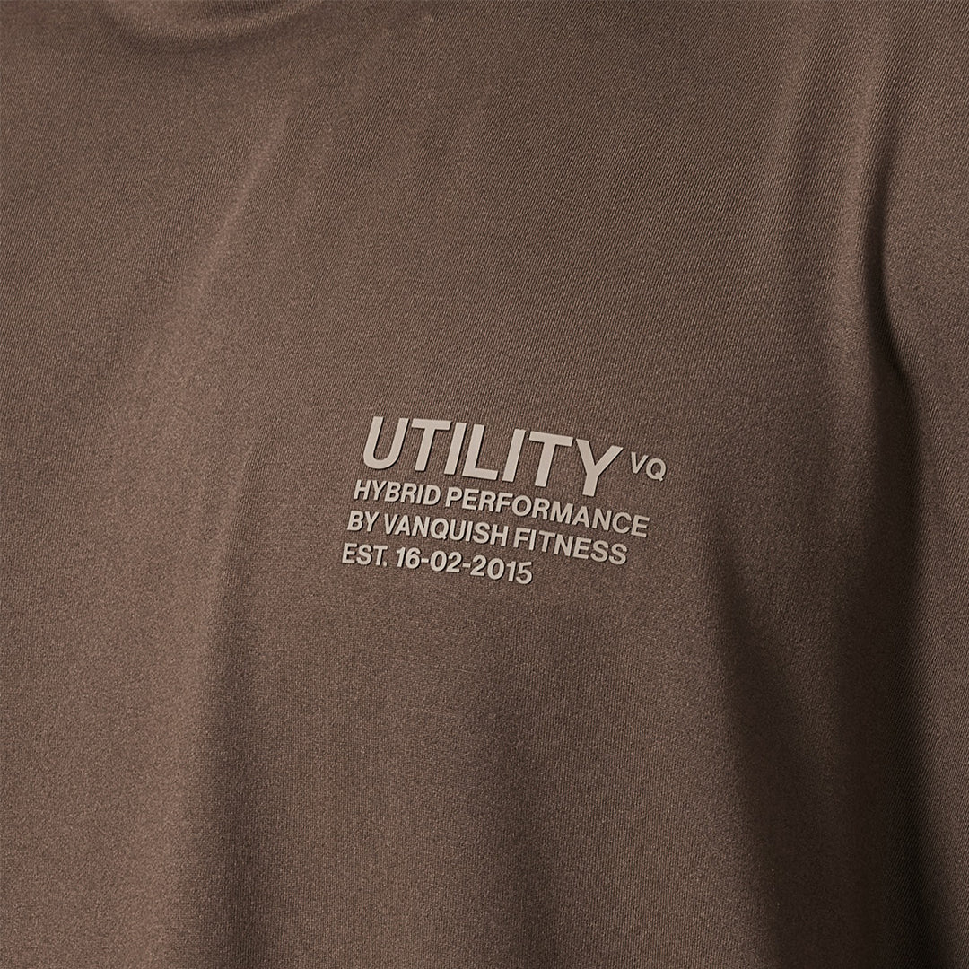 Vanquish Utility Brown Oversized T Shirt