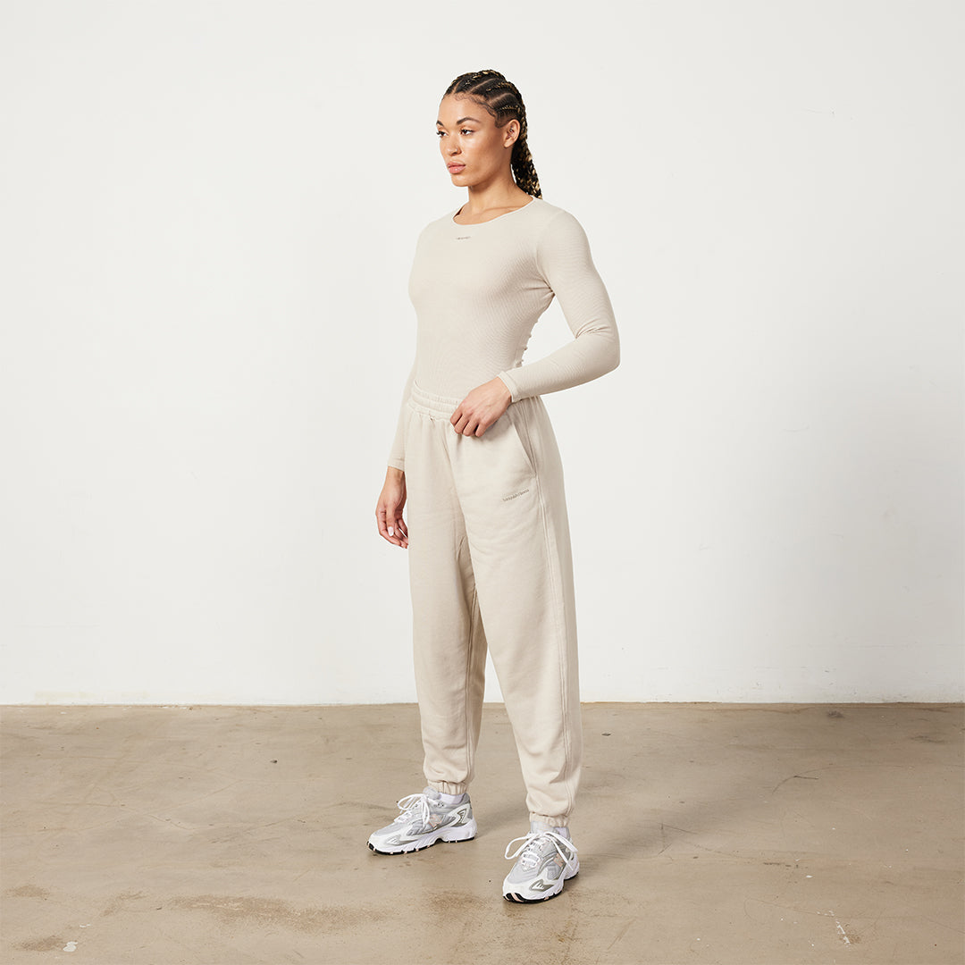 Vanquish Restore Sand Long Sleeve Ribbed Bodysuit