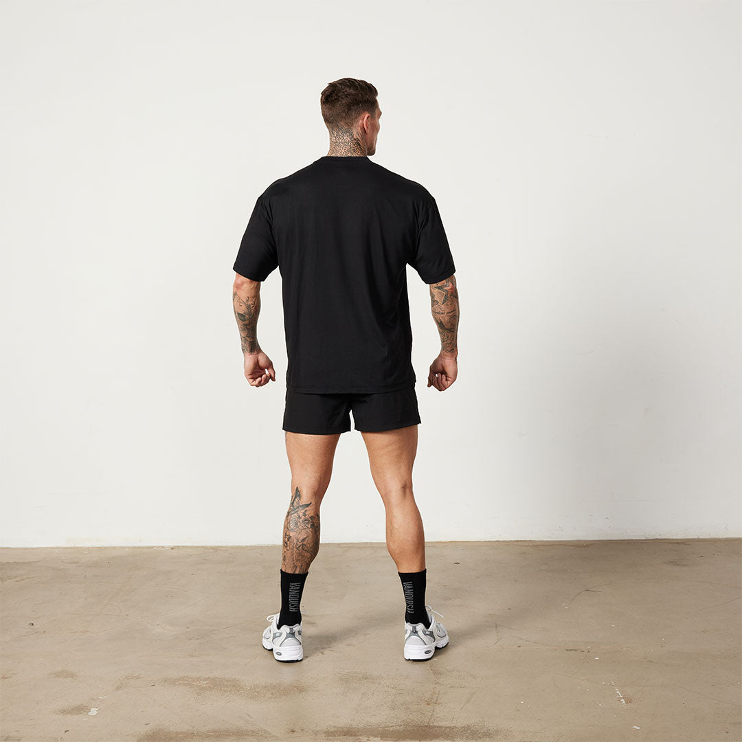 Vanquish Utility-Shorts, schwarz, 4 Zoll