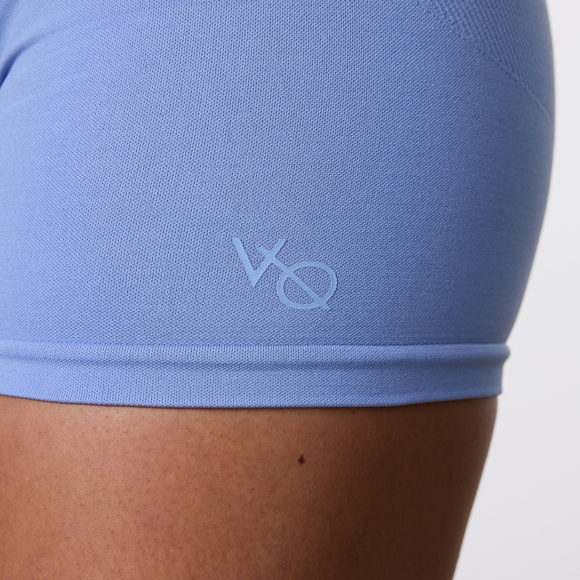 Vanquish Elevate Seamless Scrunch Sky Blue Booty Shorts
