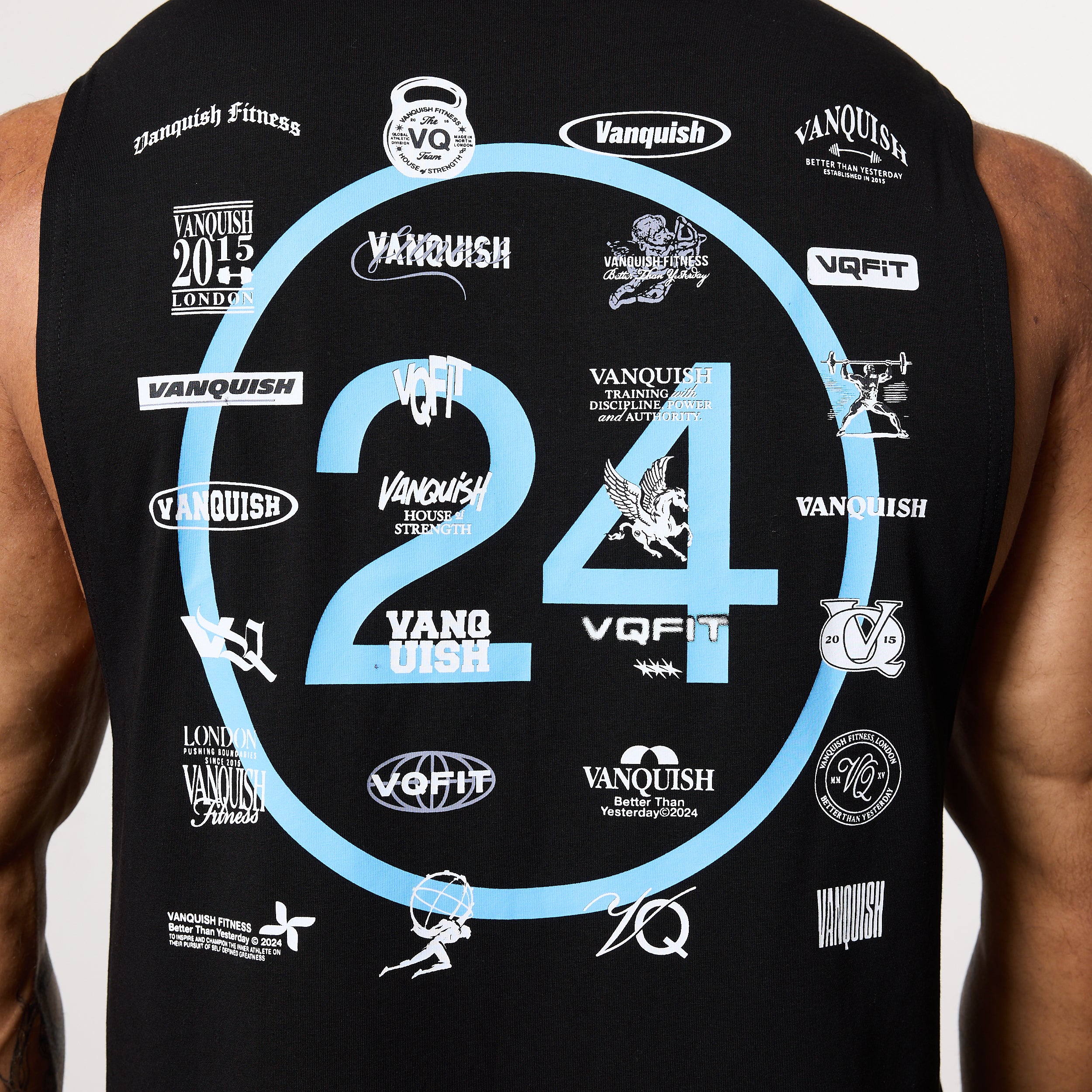 Vanquish TSP 2024 Collective Black Sleeveless Oversized T-Shirt