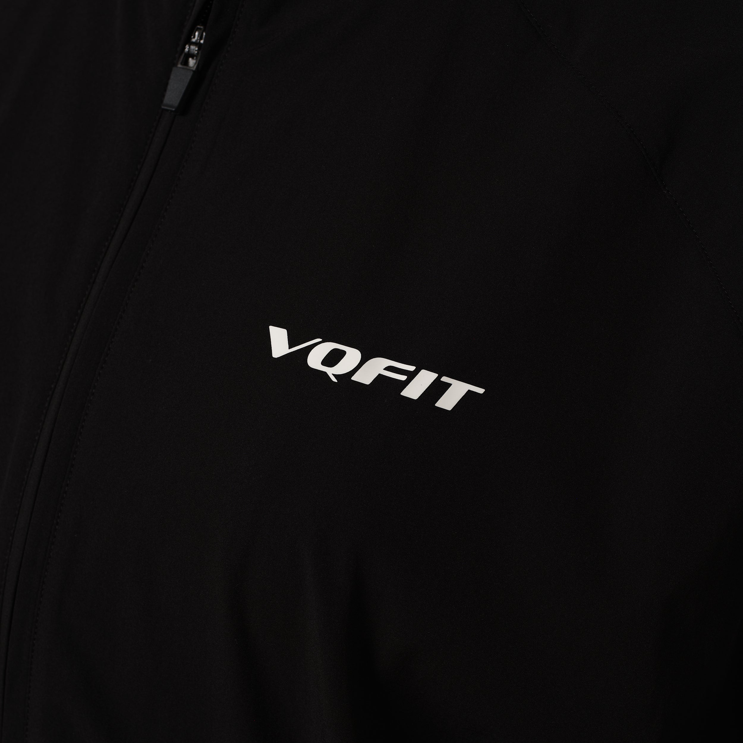 Vanquish Black Oversized Track Racer Jacket