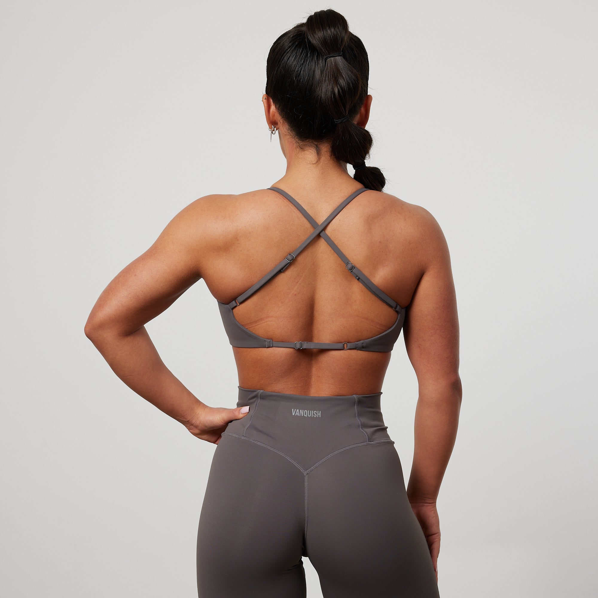 Vanquish Enhance Graphite Grey Backless Bra