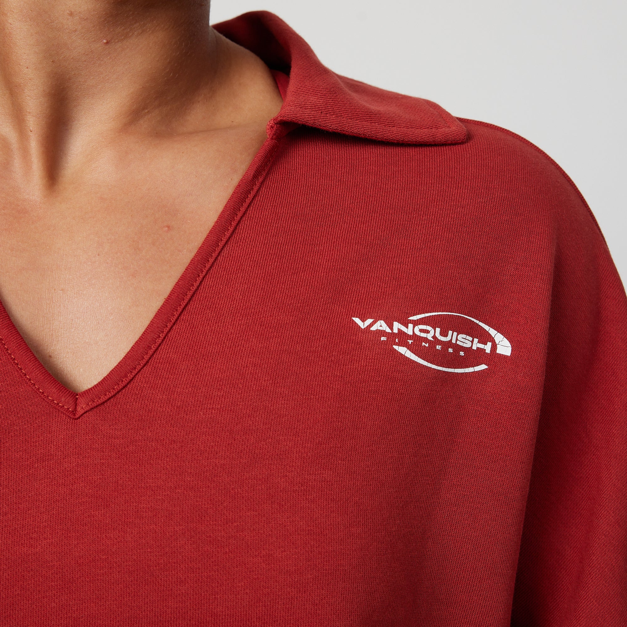 Vanquish Enhance Chilli Red Collar Sweatshirt