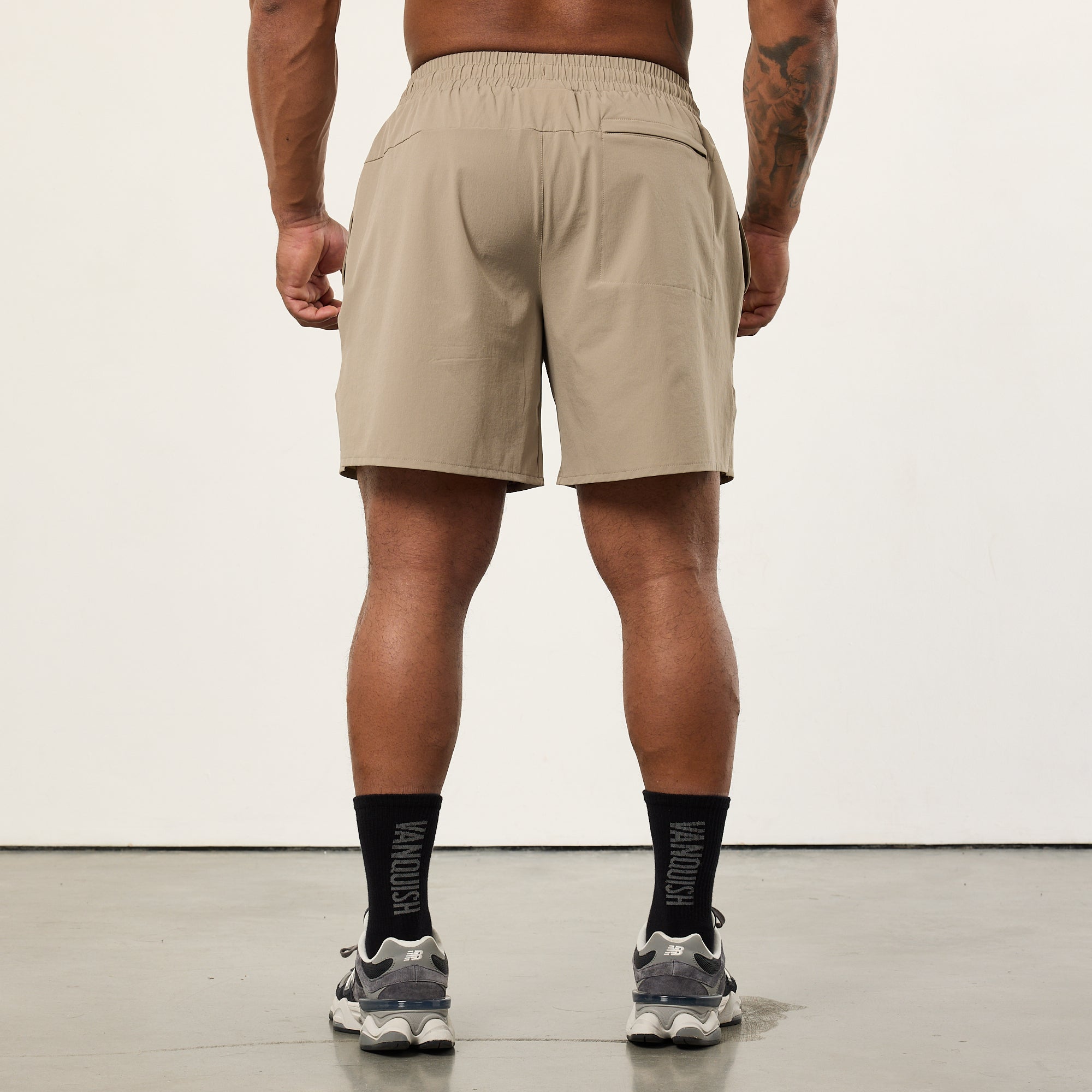 Vanquish Sand Signature Woven Shorts