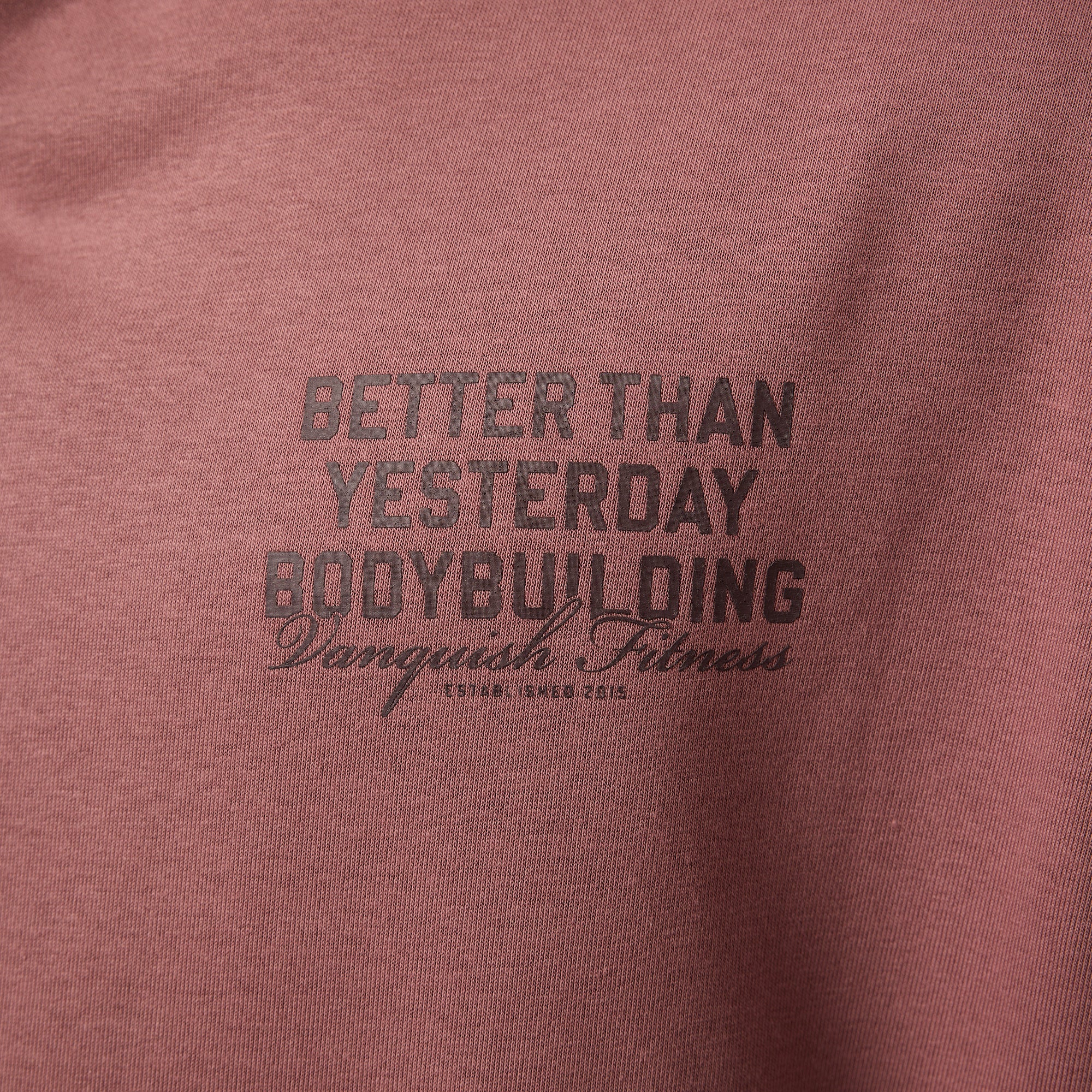 Vanquish Bodybuilding – Übergroßer, kastiger Kapuzenpullover in Dunkelmalve