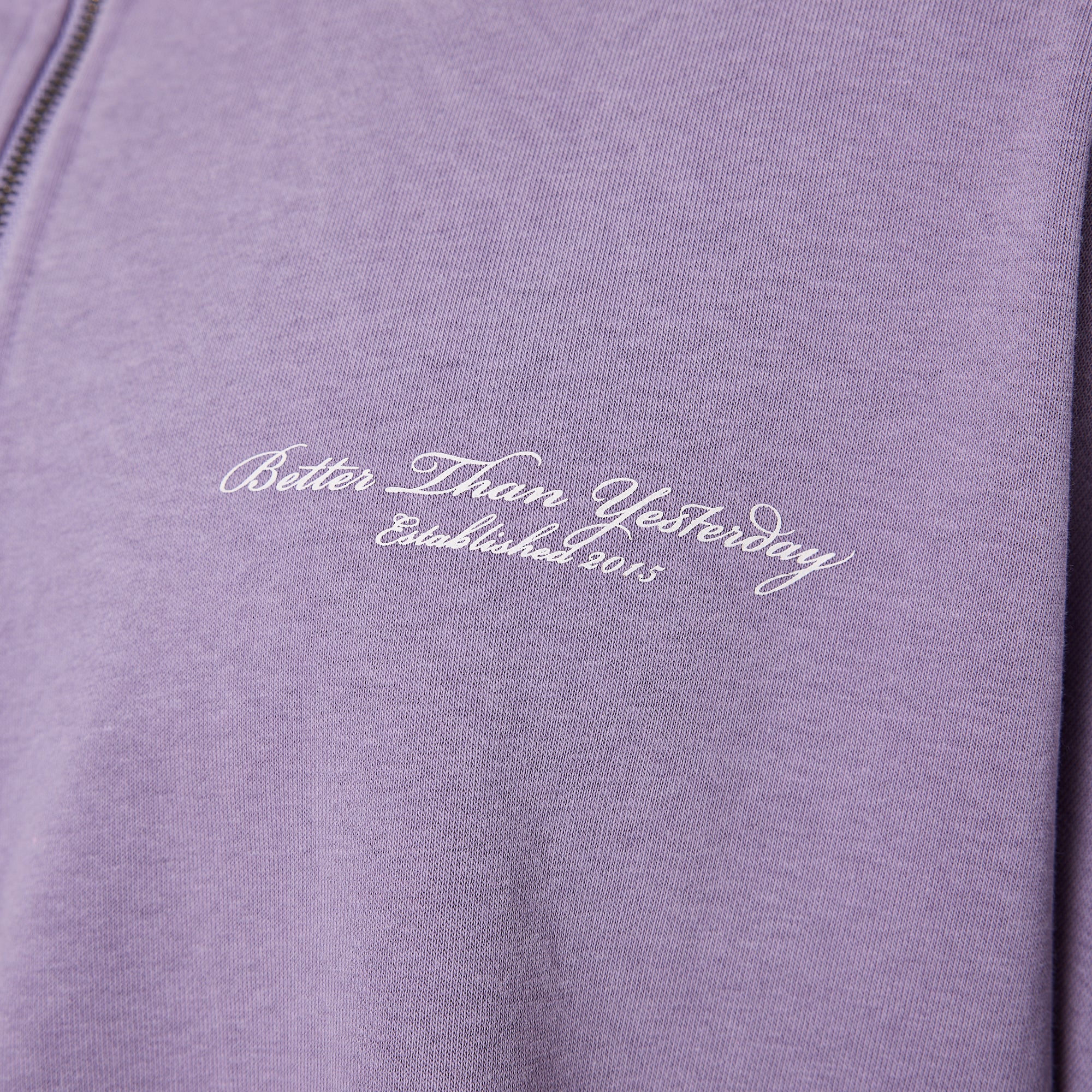 Vanquish – „Better Than Yesterday“-Pullover in verwaschenem Lila mit Viertelreißverschluss
