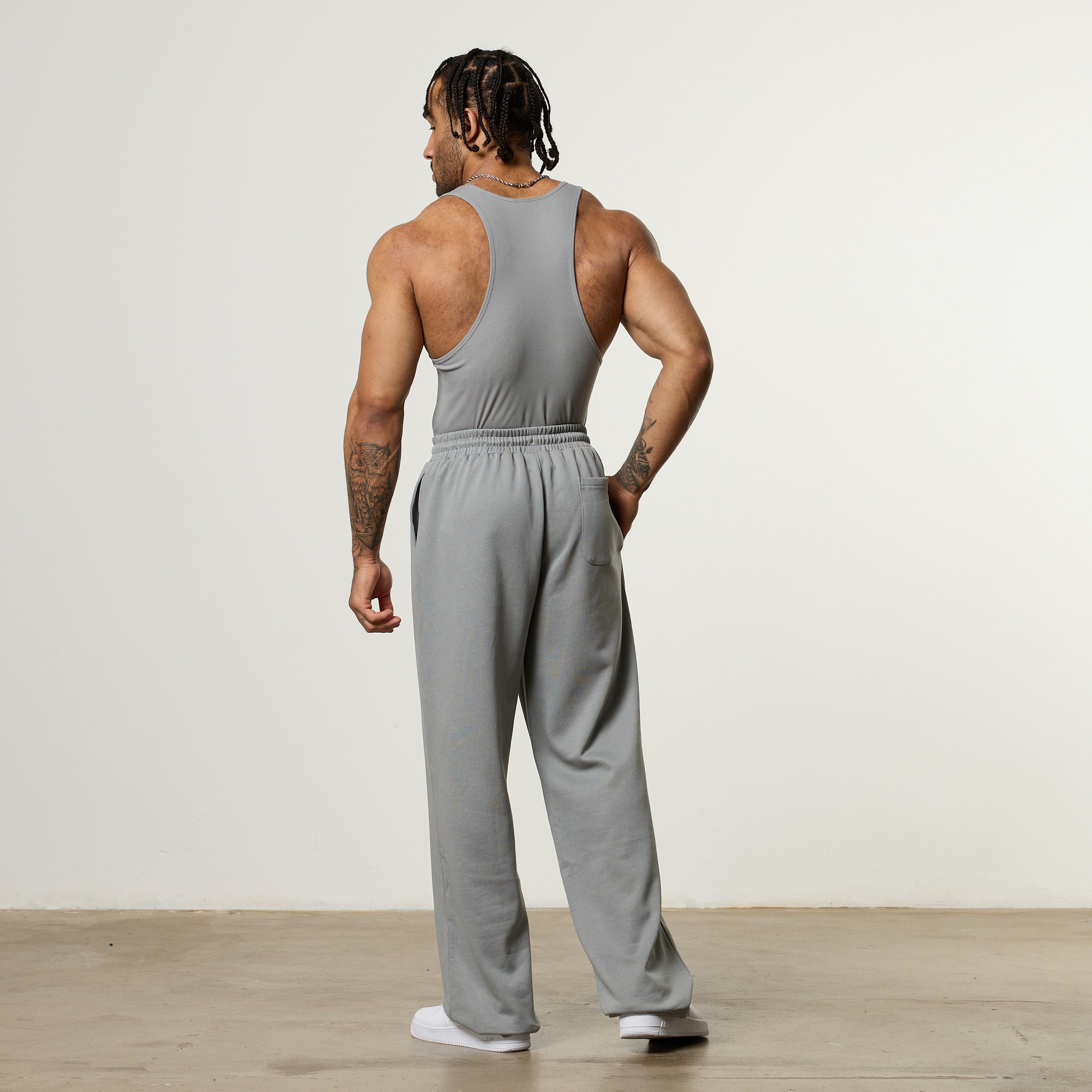 Vanquish Essential V2 Steel Grey Ribbed Tank