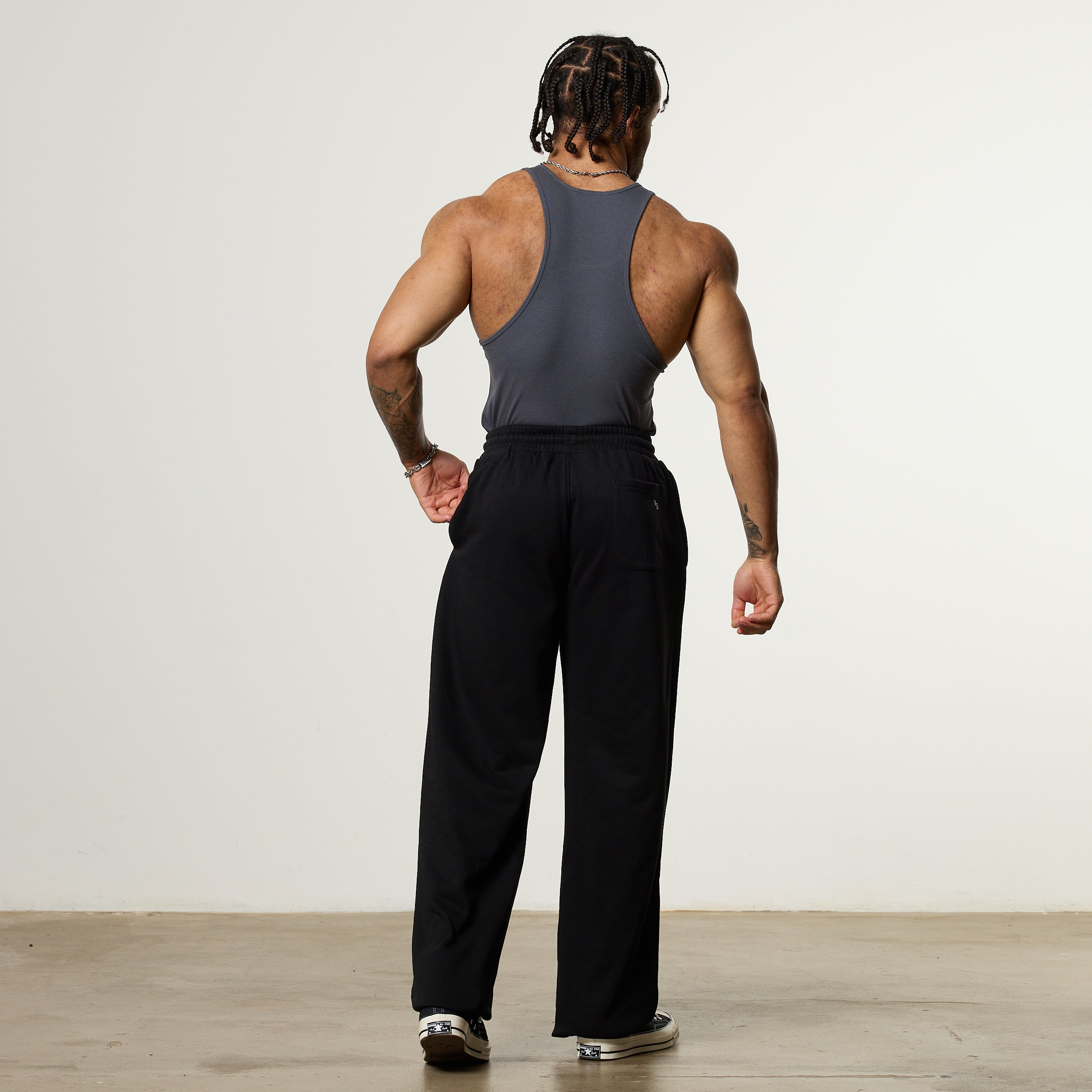 Vanquish Essential V2 Denim Blue Ribbed Tank