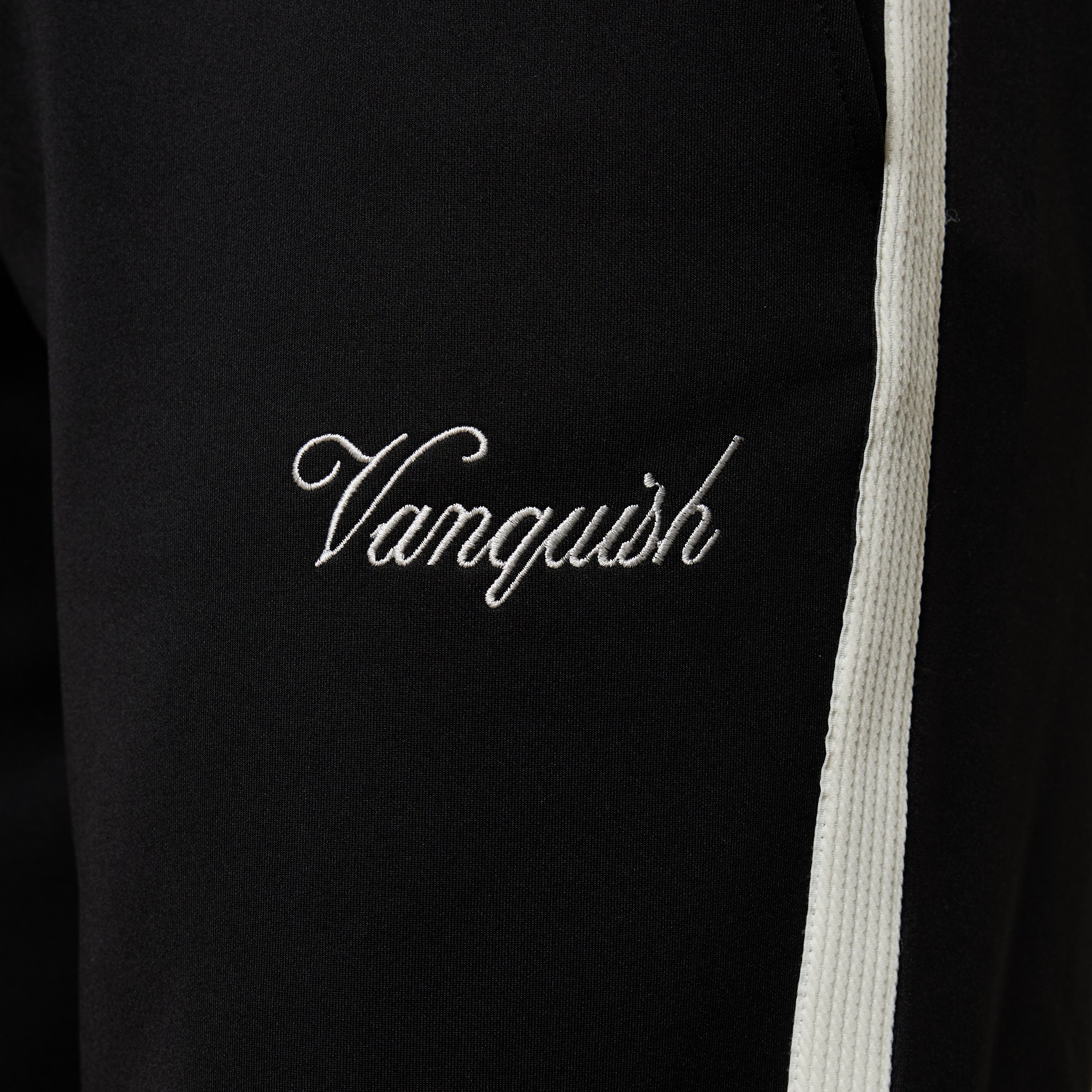 Vanquish Off Season Black Straight Leg Track Pants
