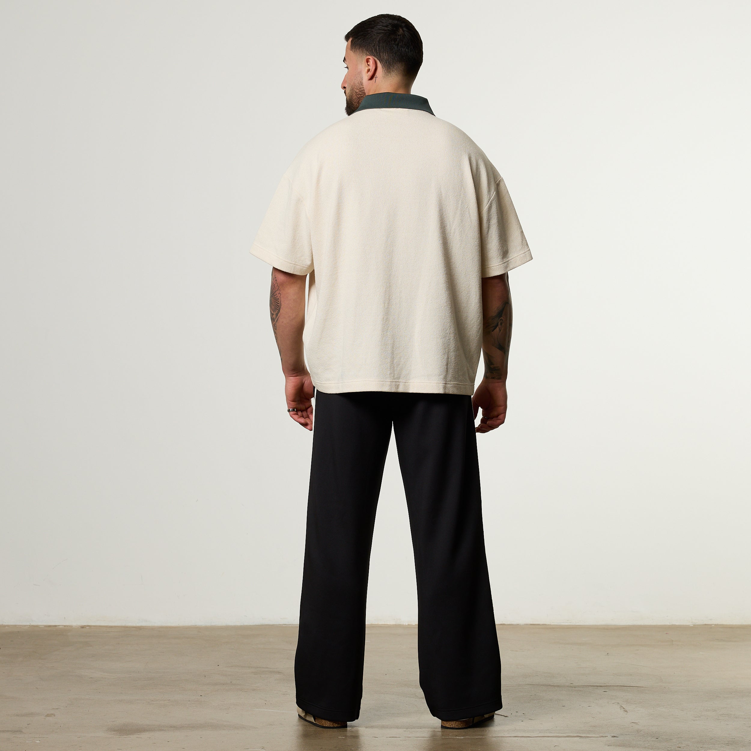 Vanquish Off White Textured Soccer Jersey