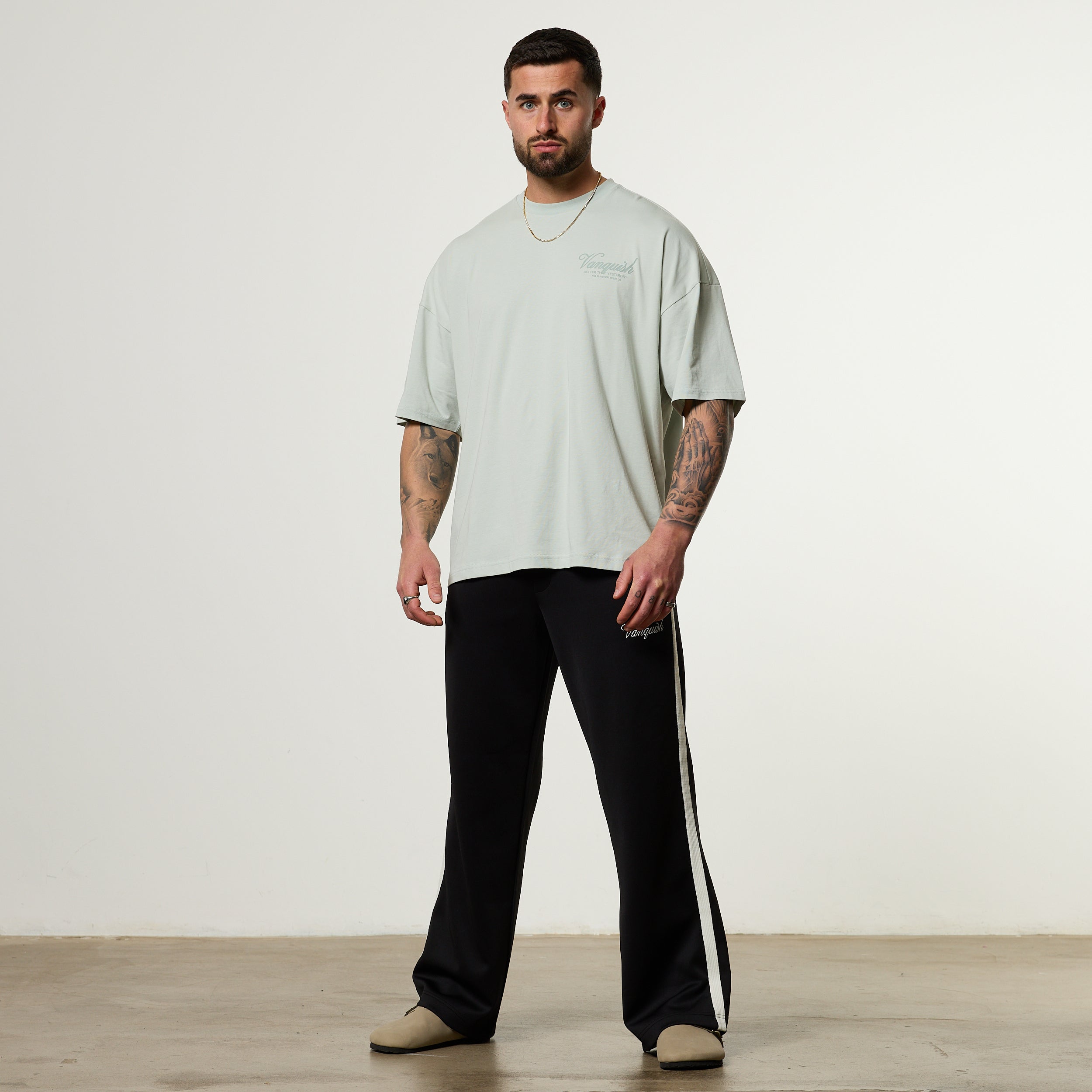 Vanquish Off Season Green Oversized Boxy T Shirt