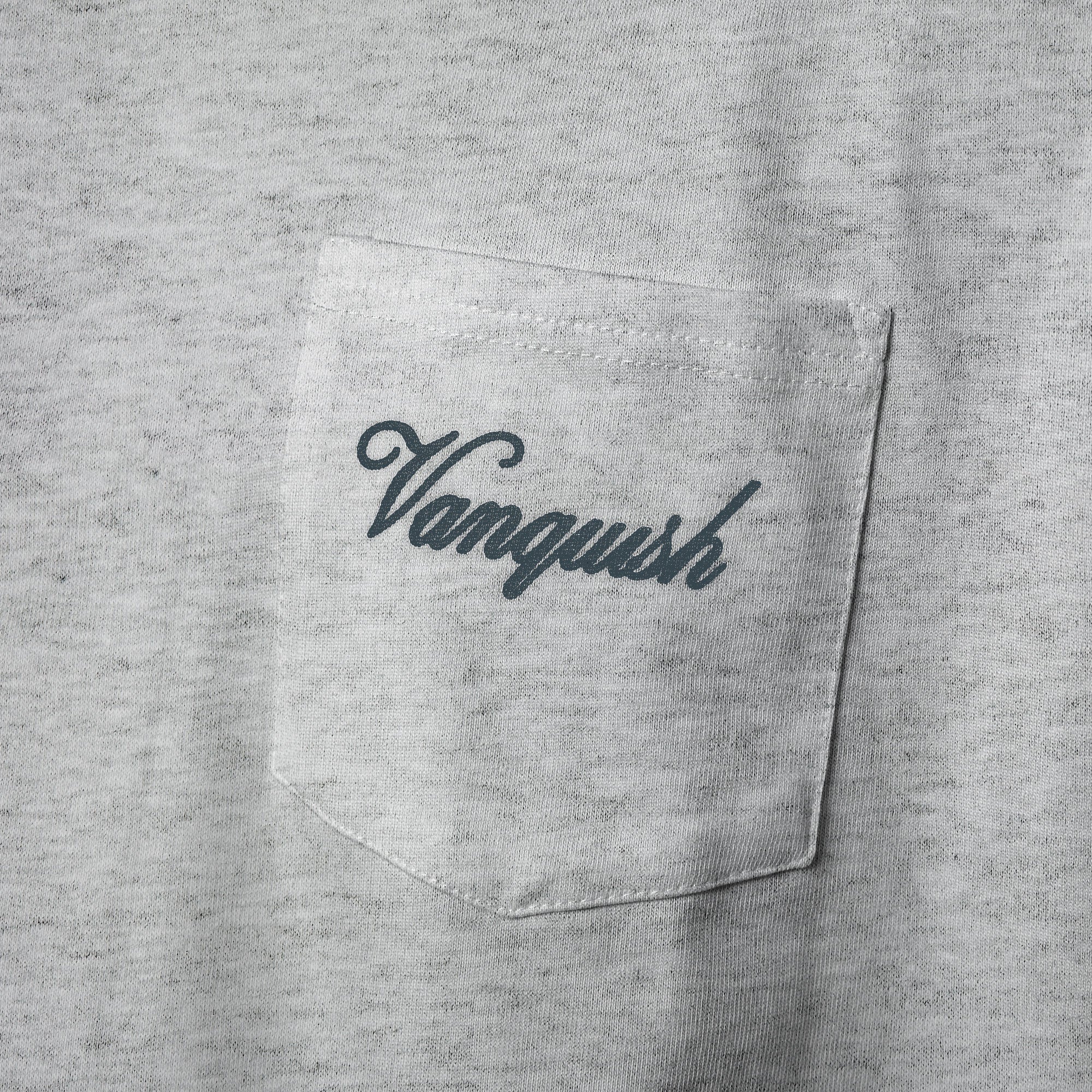 Vanquish Off Season Ice Marl Oversized Boxy Pocket T Shirt