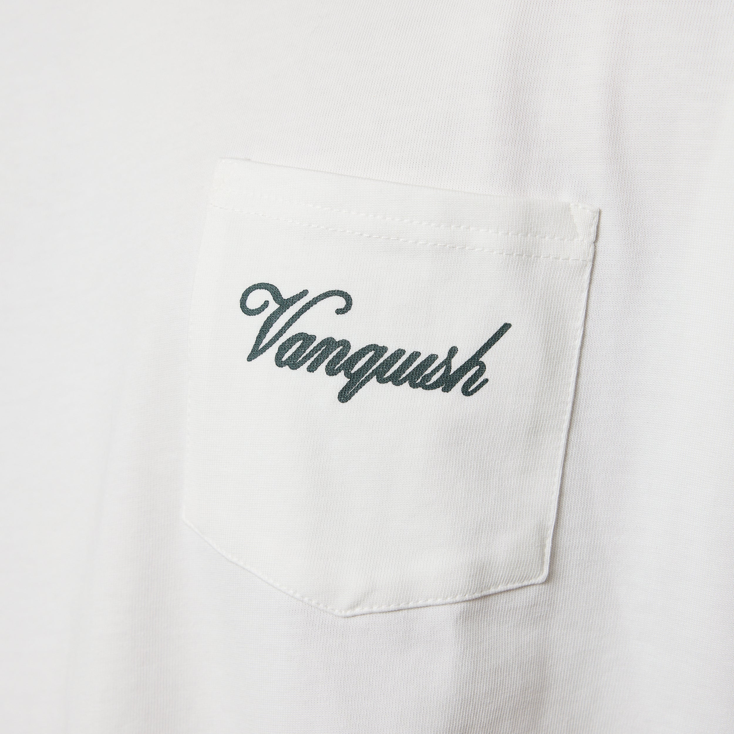 Vanquish Off Season White Oversized Boxy Pocket T Shirt