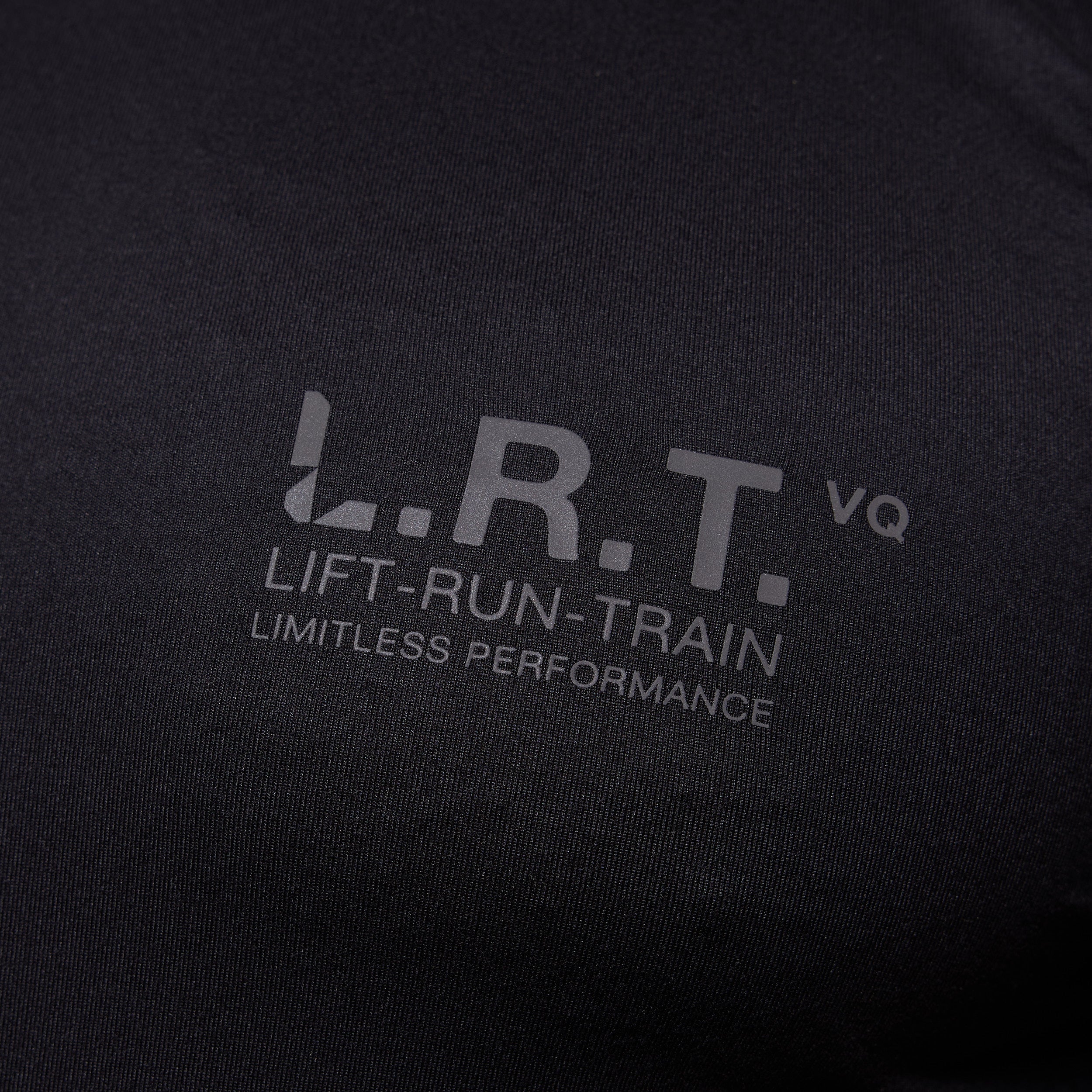 LRT Black Performance Short Sleeve Base Layer Top