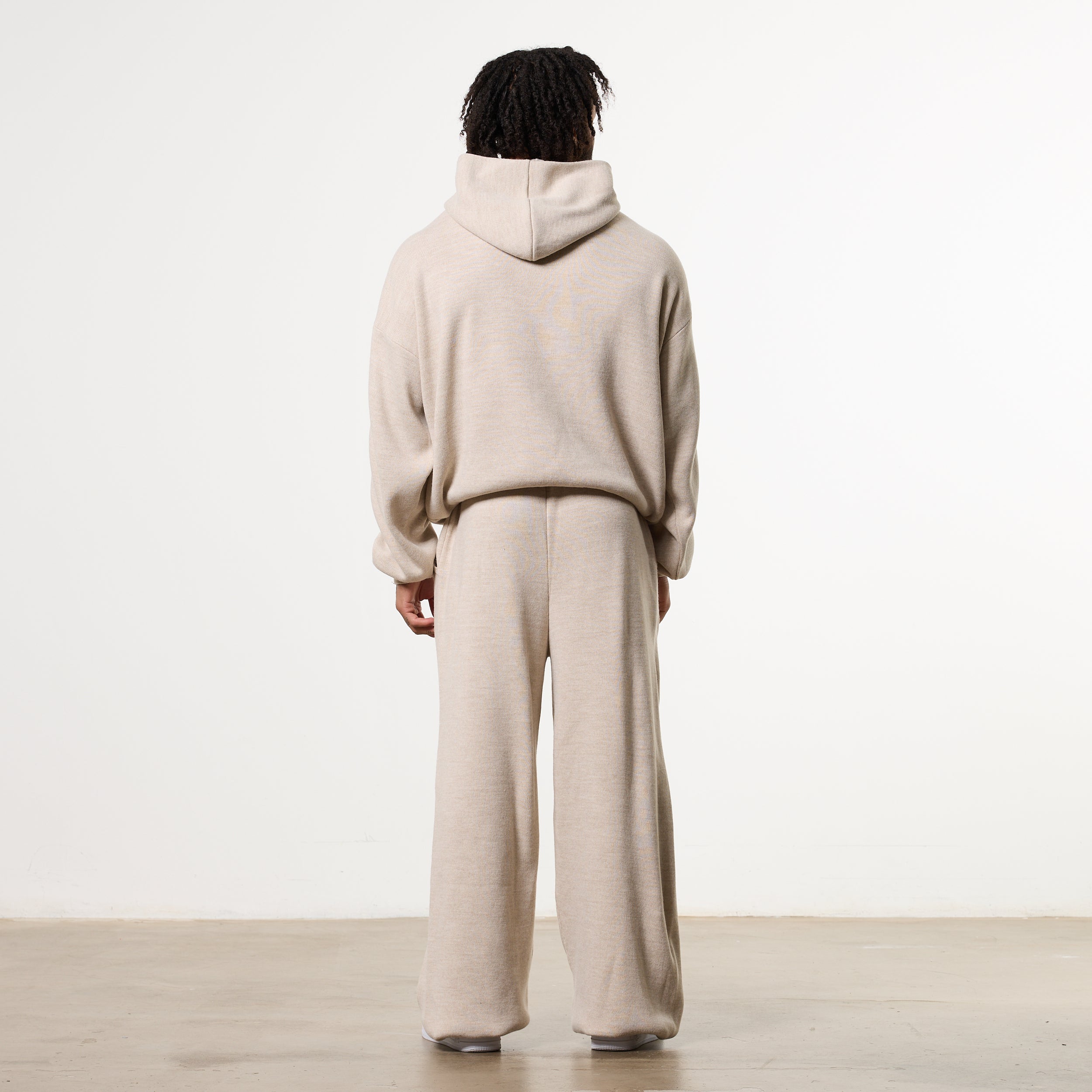 THORN KNIT OAT OVERSIZED HOODIE