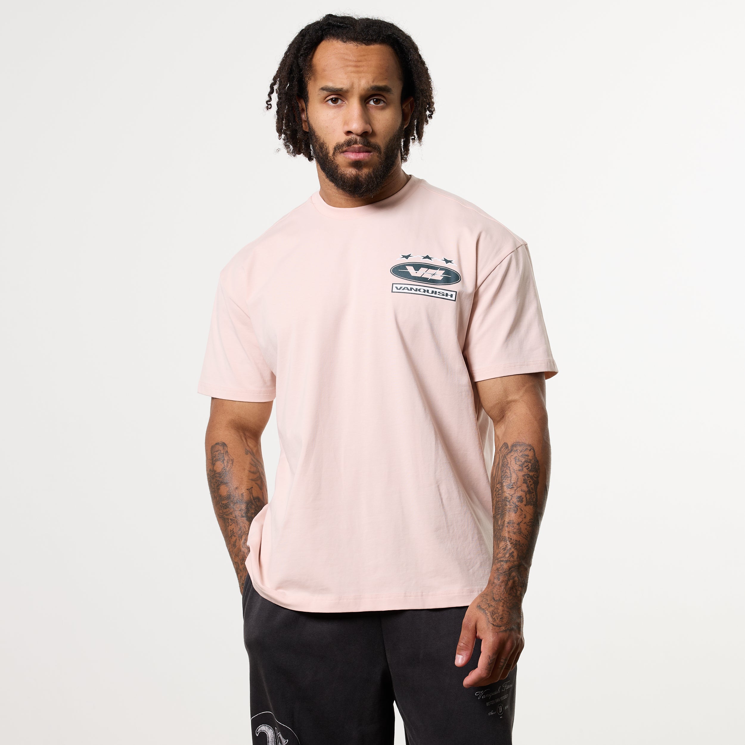 POWERLINE PINK OVERSIZED T-SHIRT