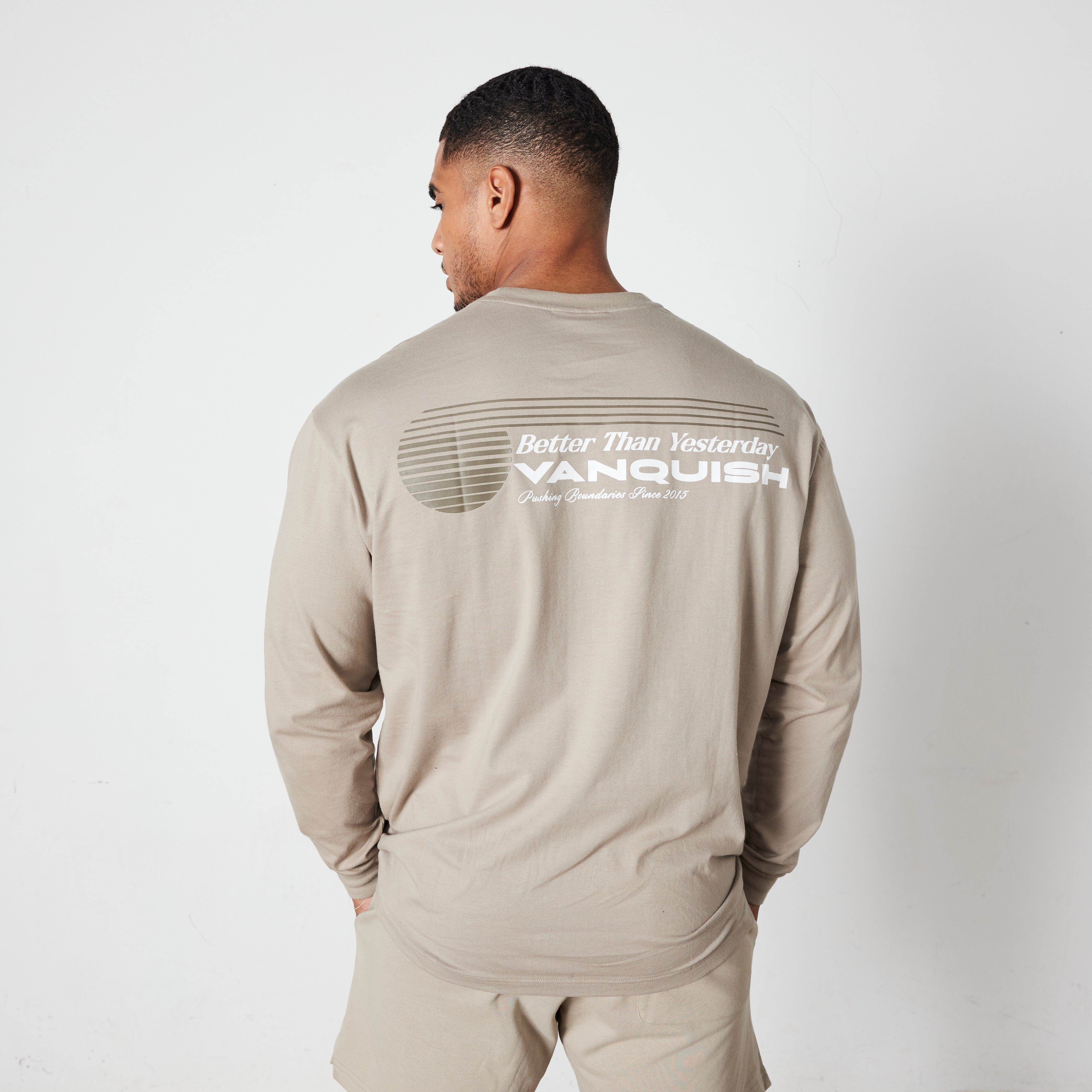Vanquish Stone Athletics Division Oversized Long Sleeve T Shirt