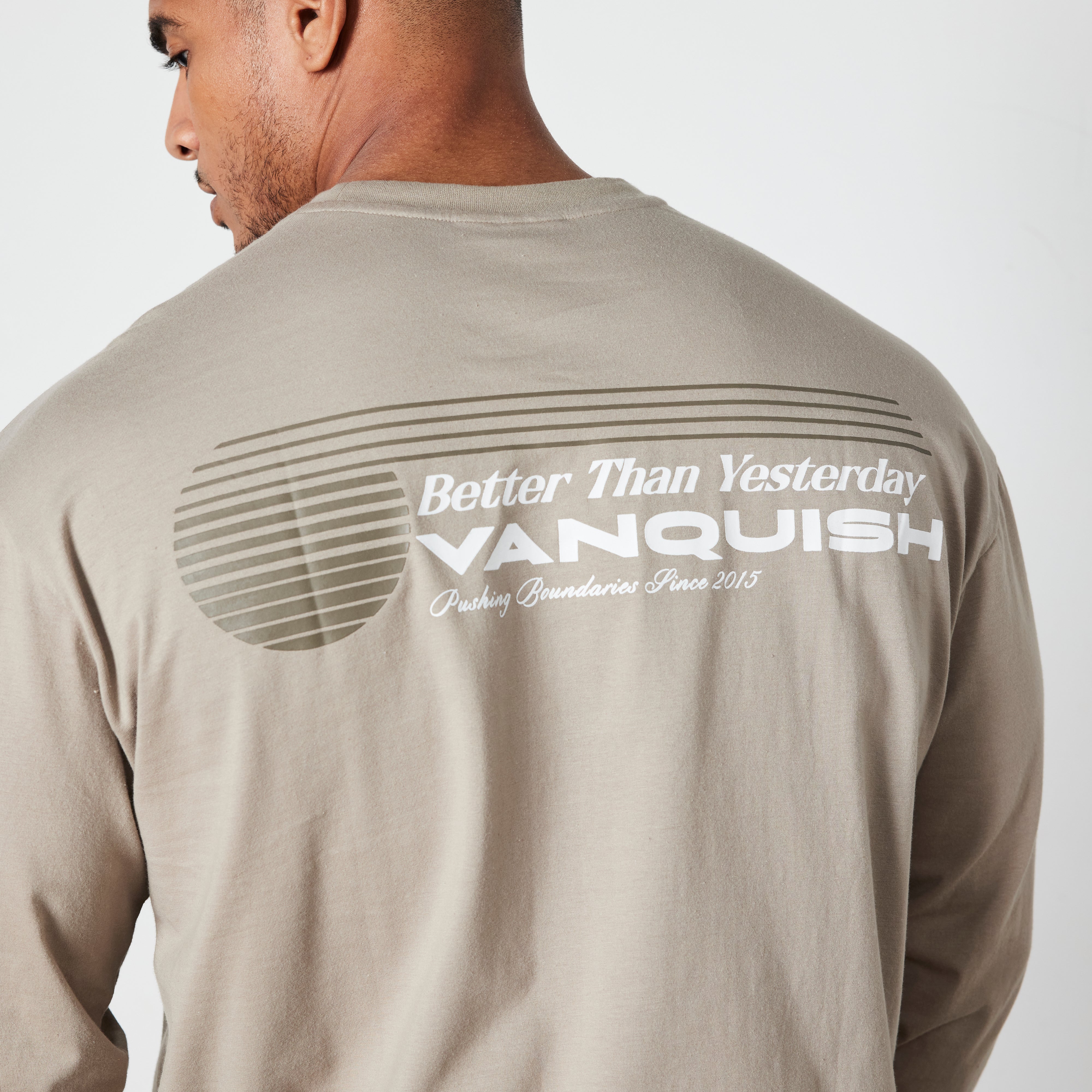 Vanquish Stone Athletics Division Oversized Long Sleeve T Shirt