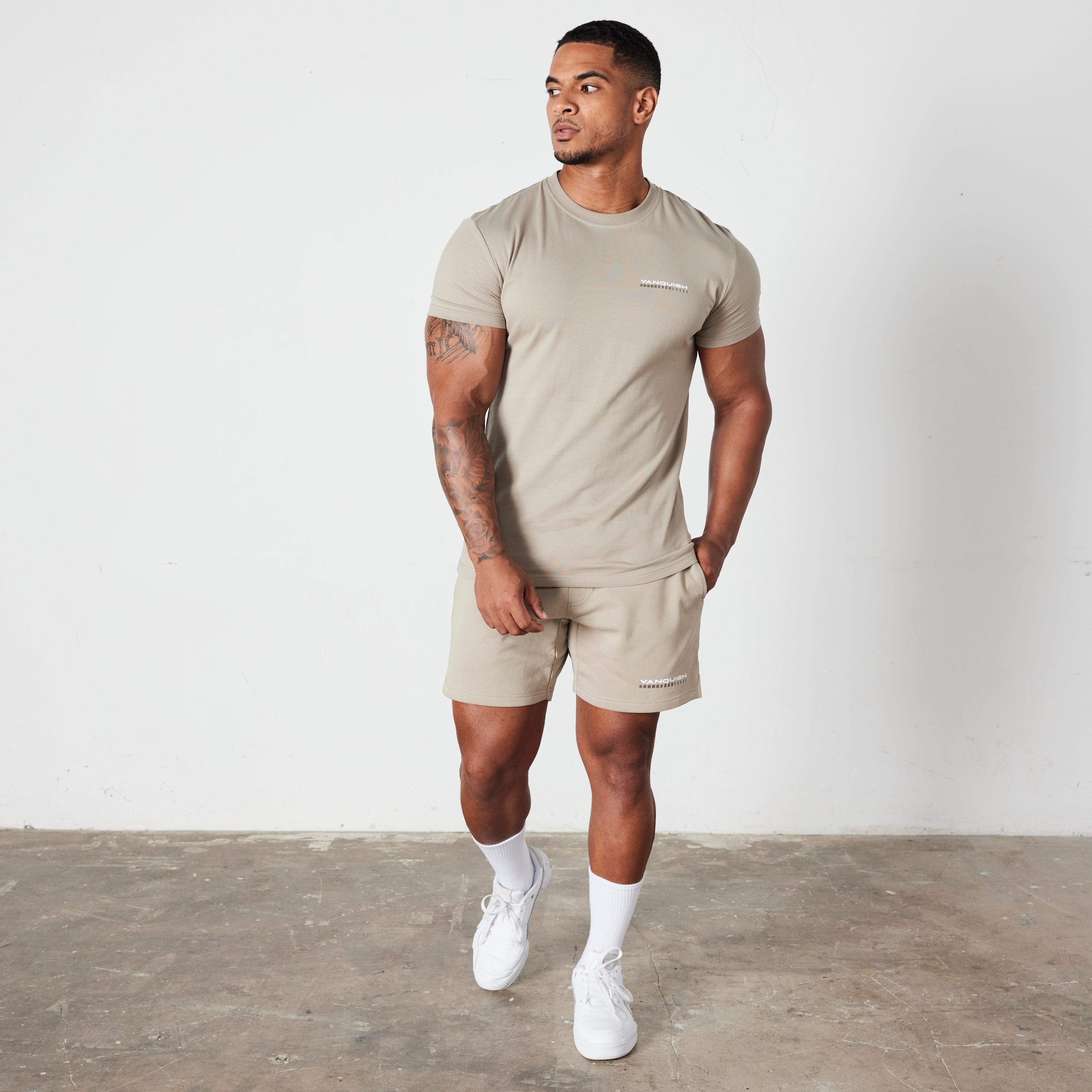 Vanquish Stone Athletics Division Fitted T Shirt
