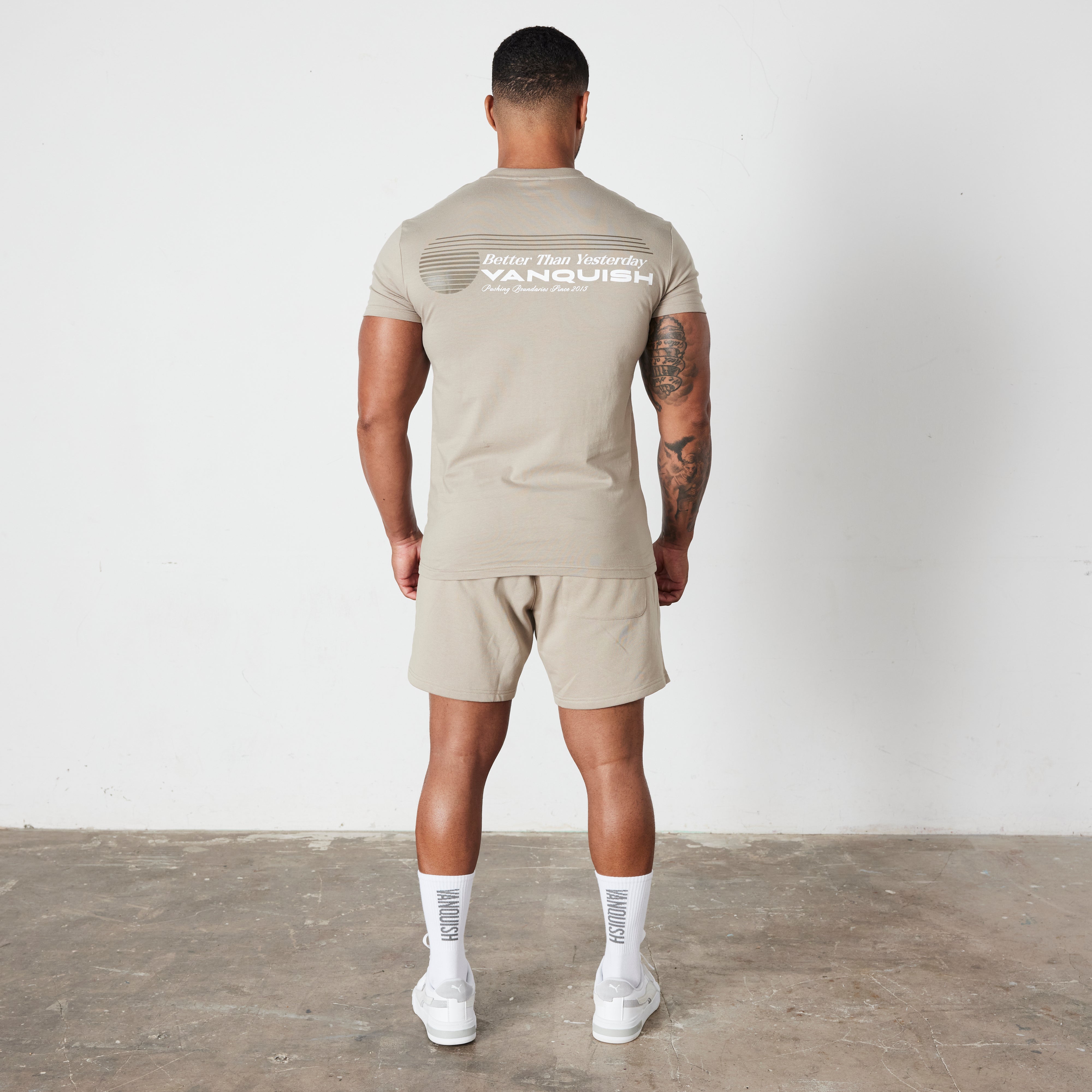 Vanquish Stone Athletics Division Fitted T Shirt