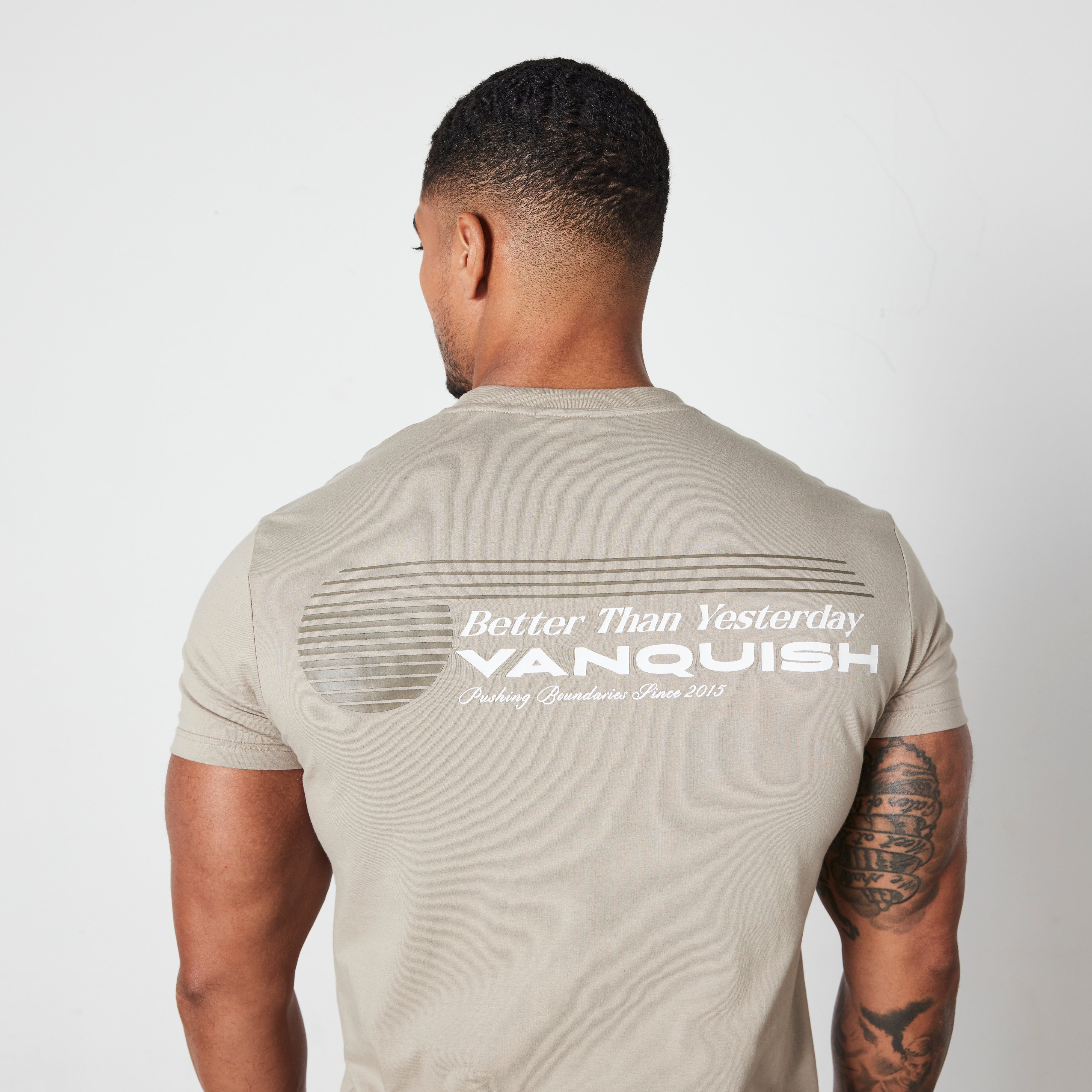 Vanquish Stone Athletics Division Fitted T Shirt