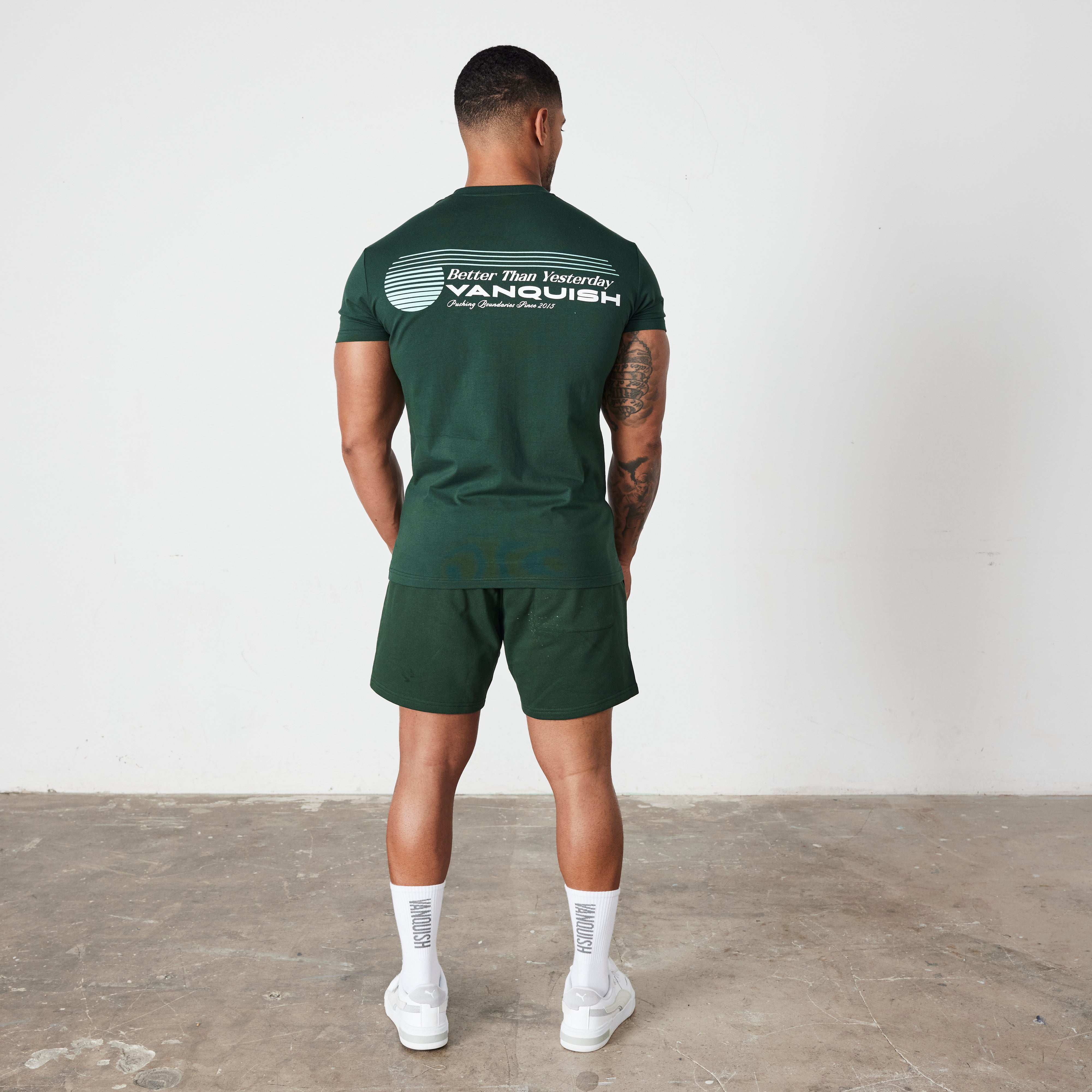 Vanquish Green Athletics Division Shorts