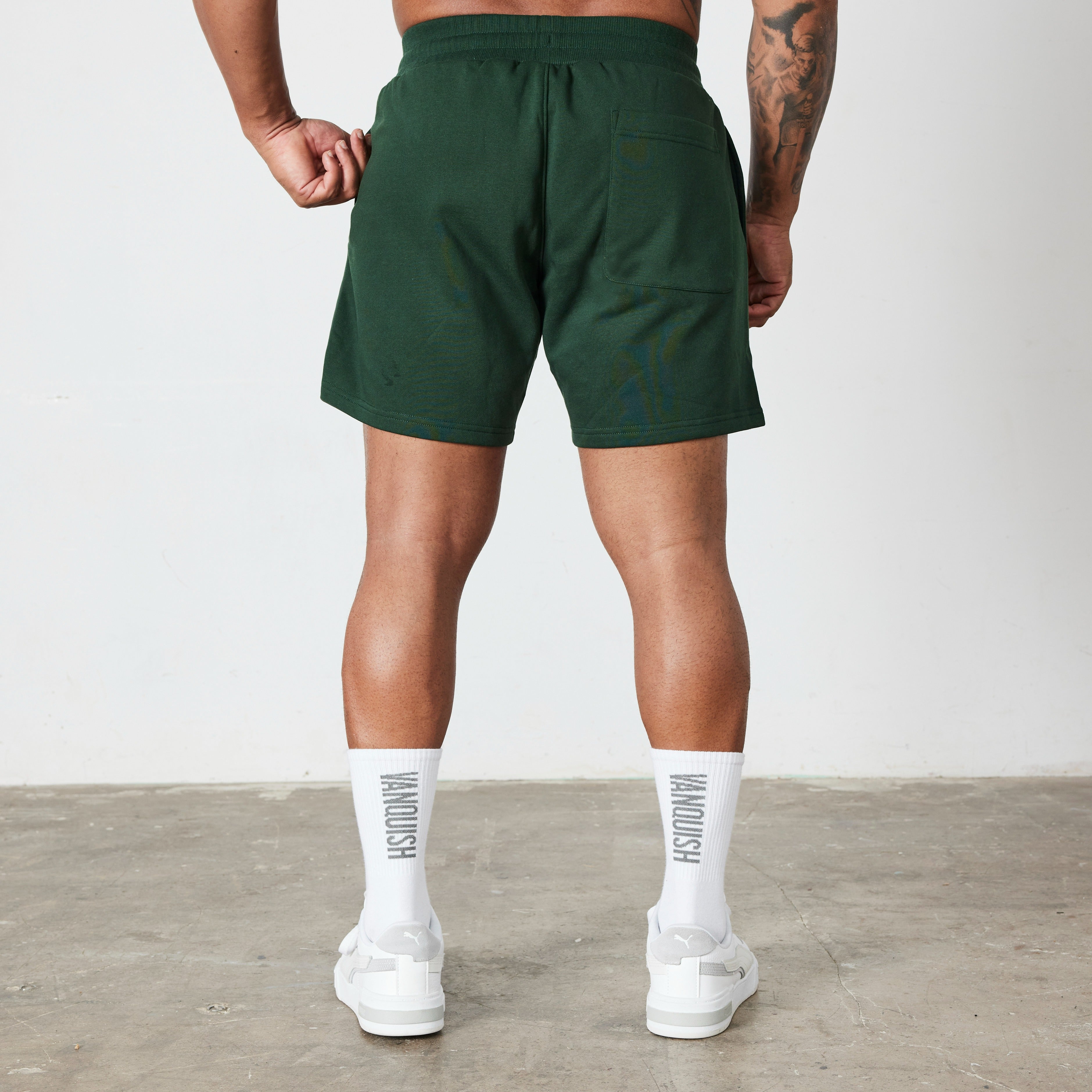 Vanquish Green Athletics Division Shorts