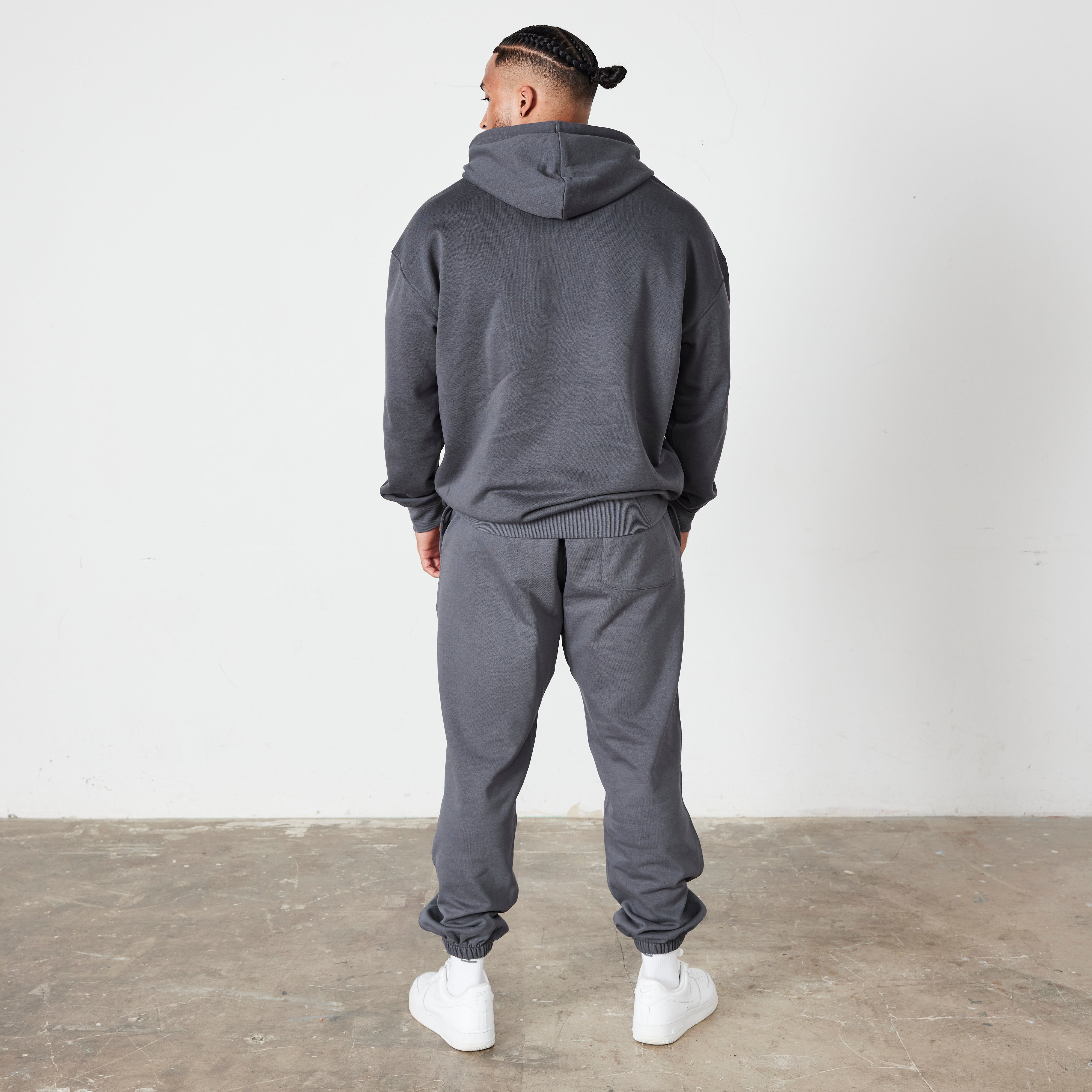 Vanquish Essential Denim Blue Oversized Pullover Hoodie