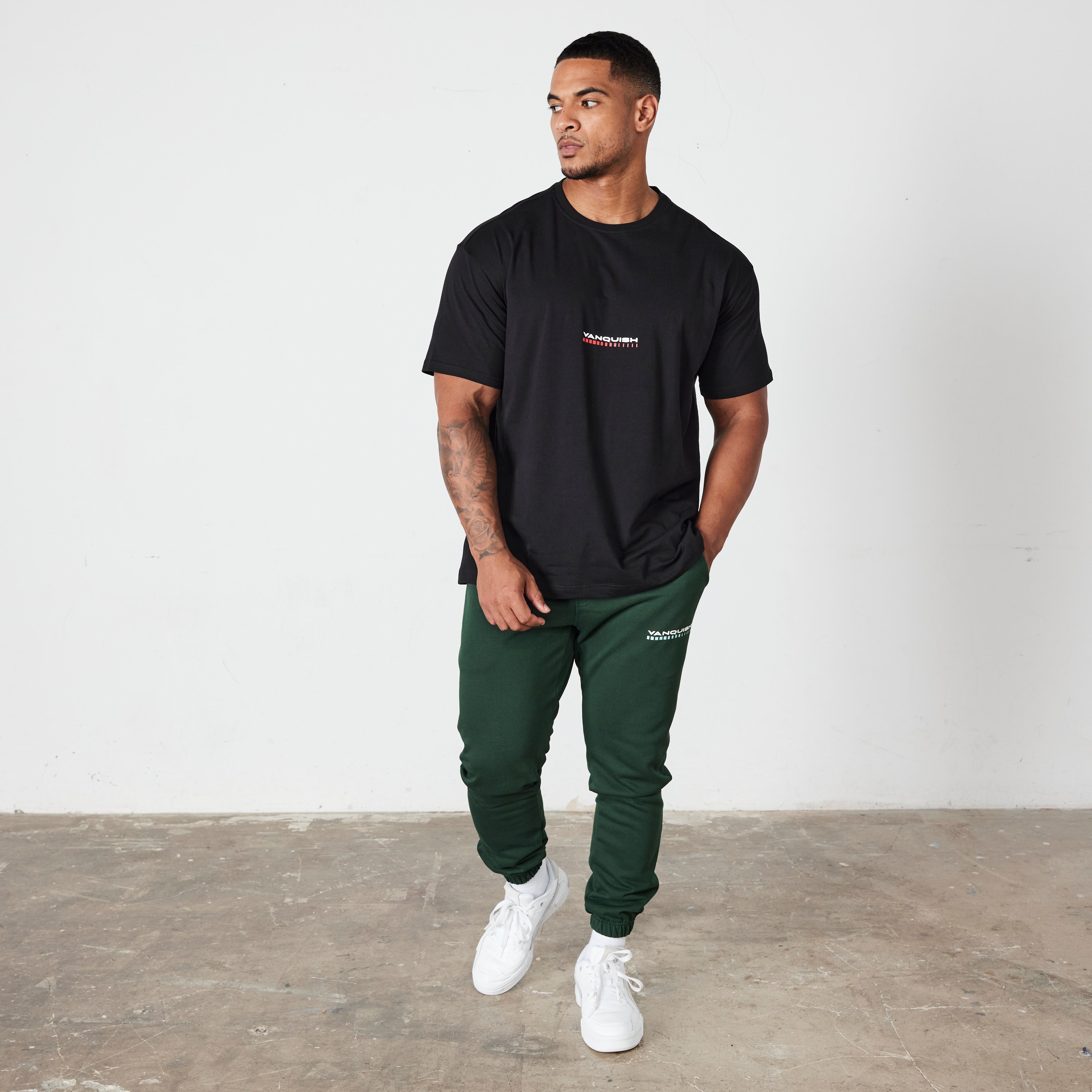 Vanquish Black Athletics Division Oversized T Shirt