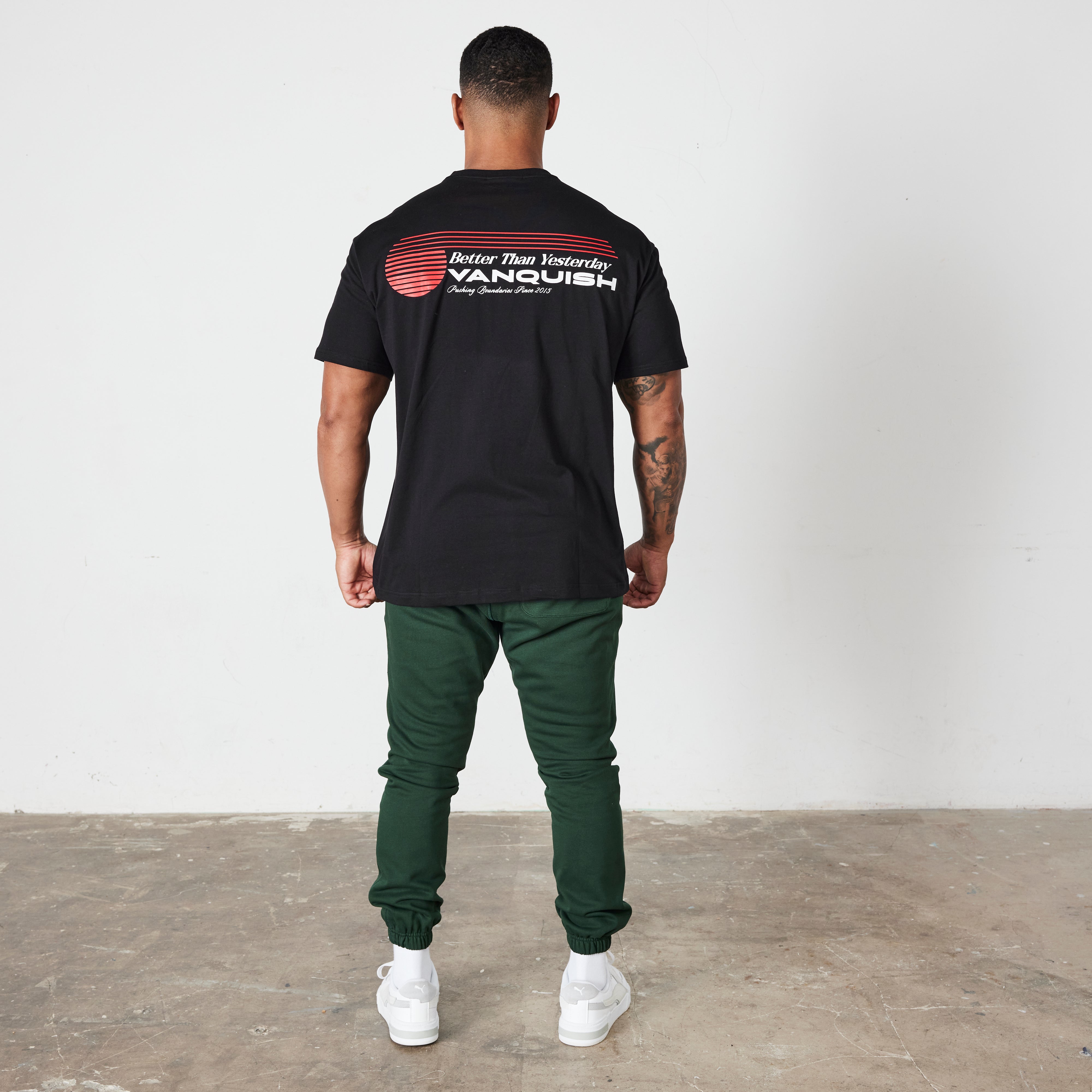 Vanquish Black Athletics Division Oversized T Shirt