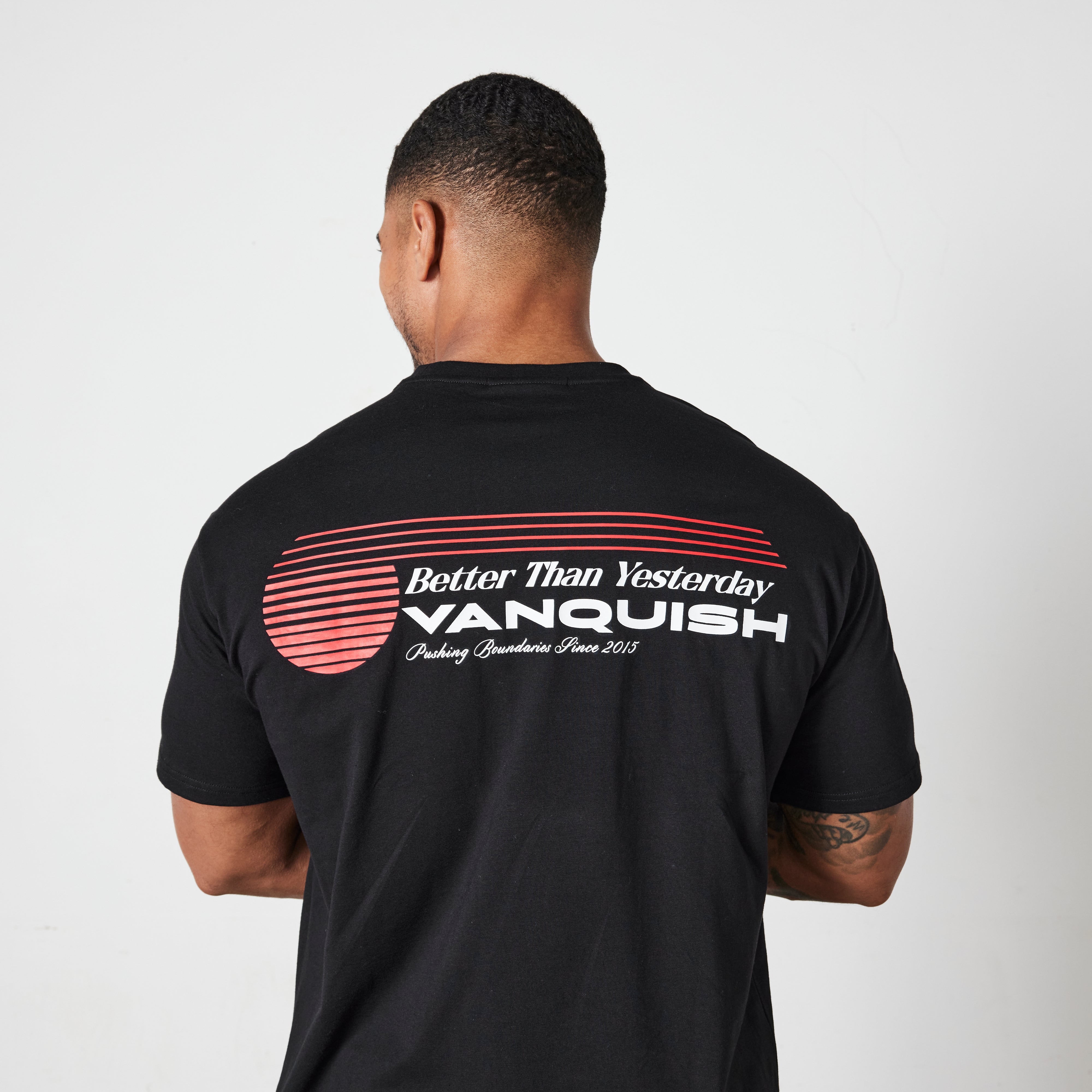 Vanquish Black Athletics Division Oversized T Shirt