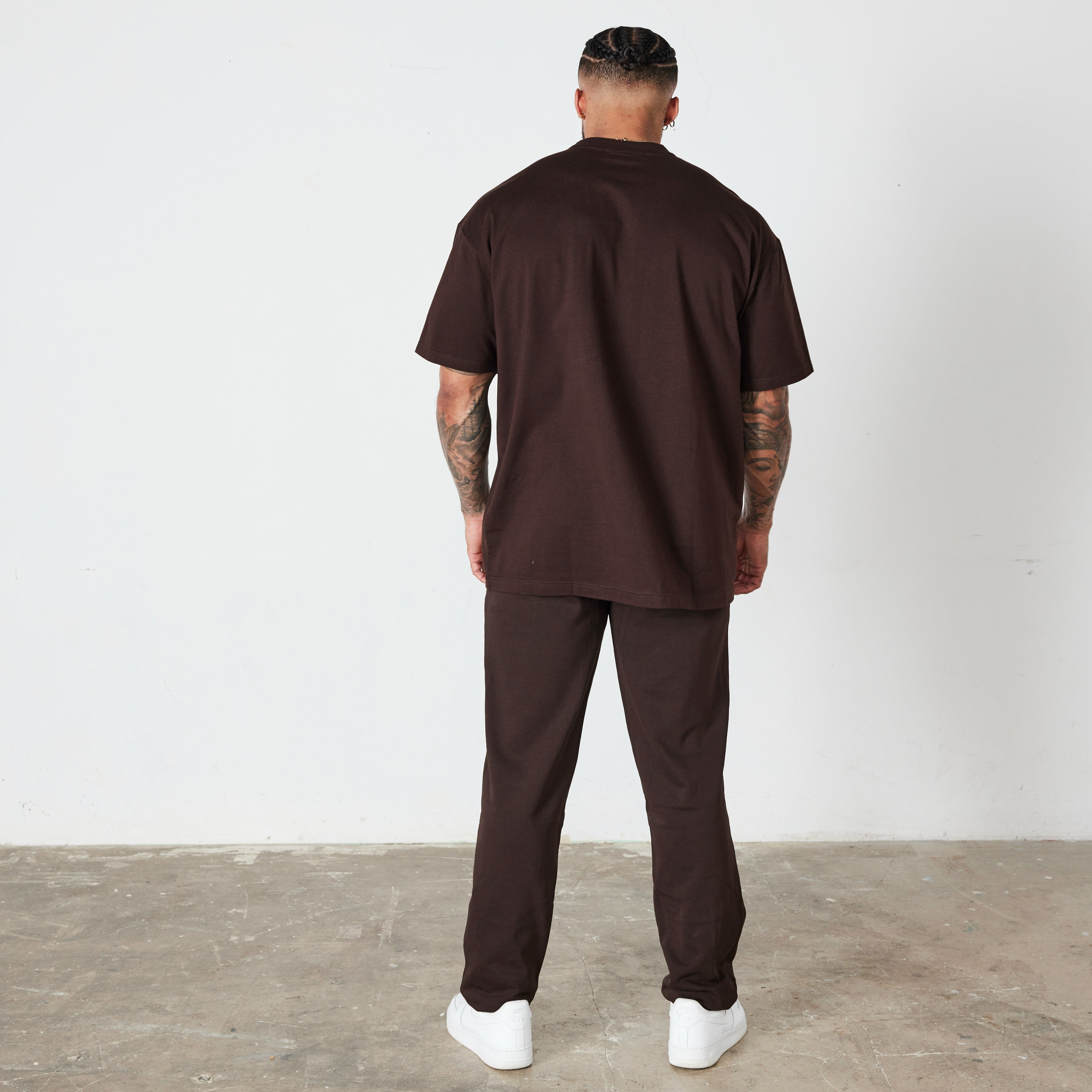Vanquish Coffee Brown Signature Collection Straight Leg Sweatpants