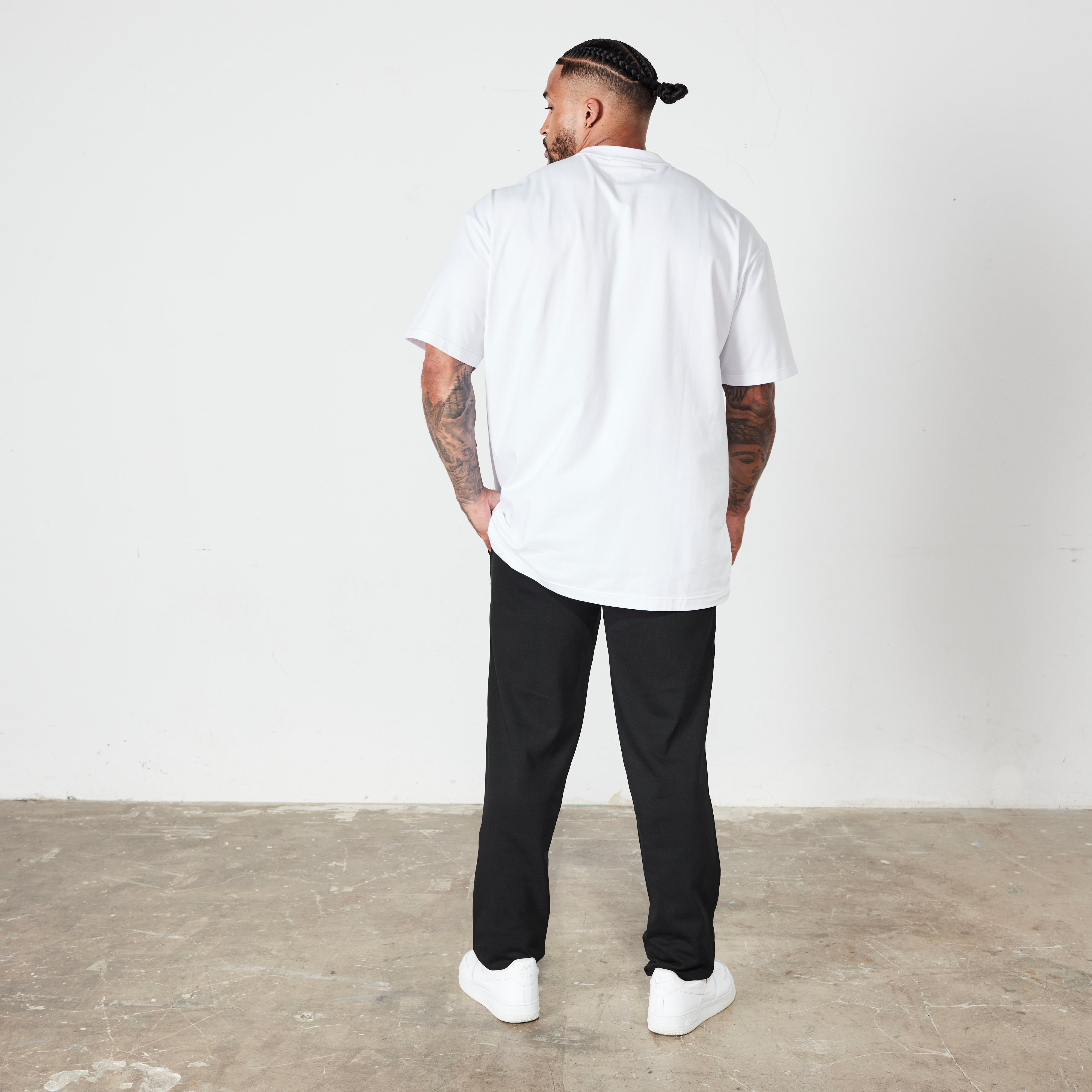 Vanquish White Signature Collection Oversized T Shirt