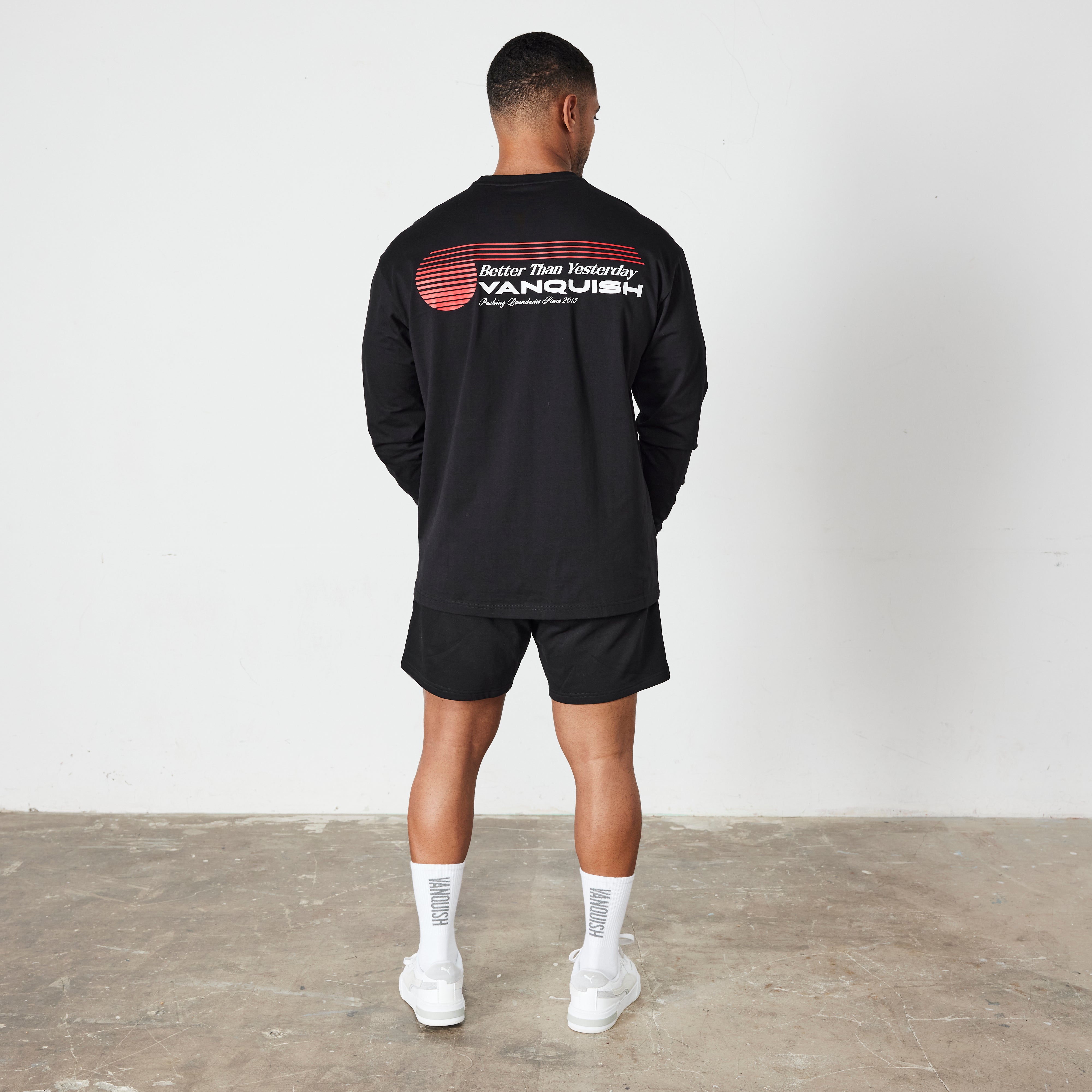 Vanquish Black Athletics Division Shorts