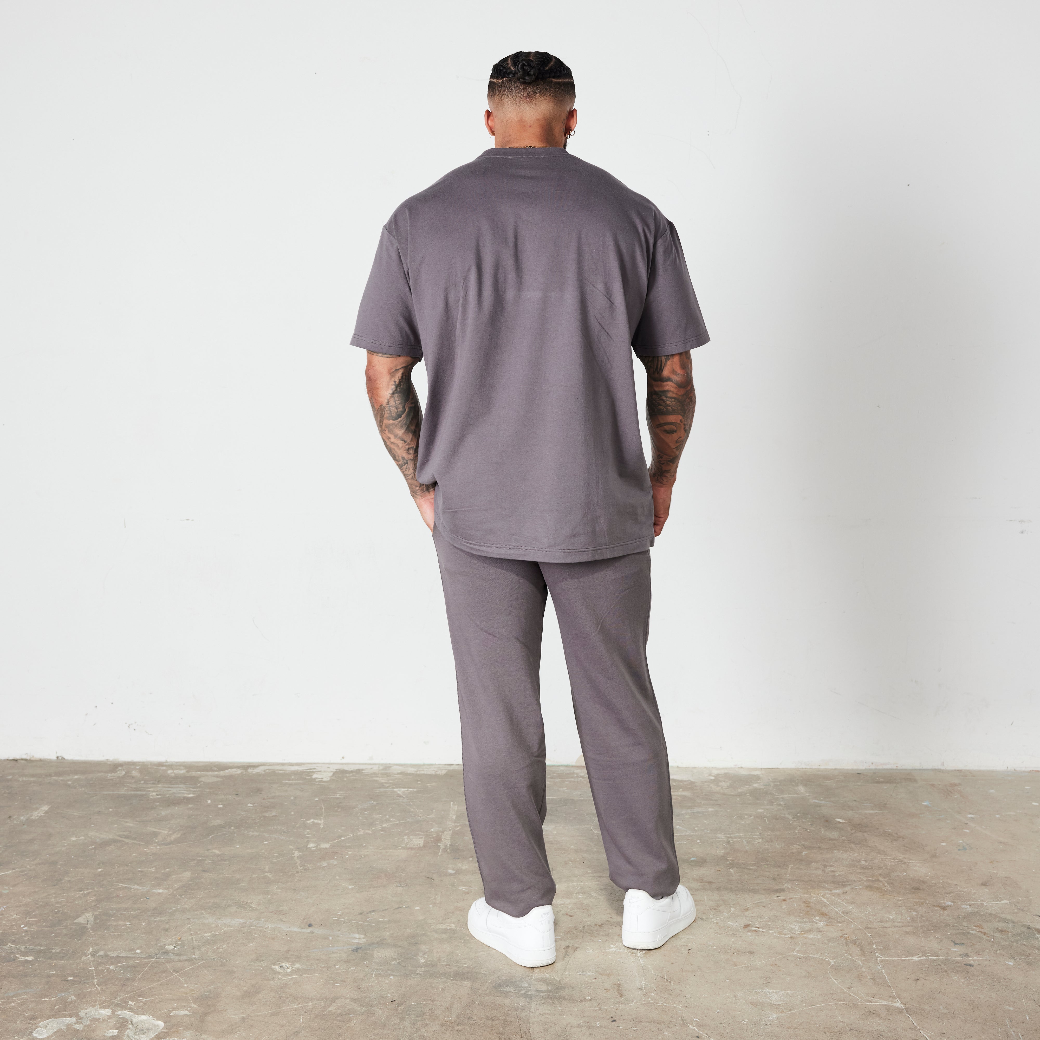 Vanquish Dark Grey Signature Collection Straight Leg Sweatpants