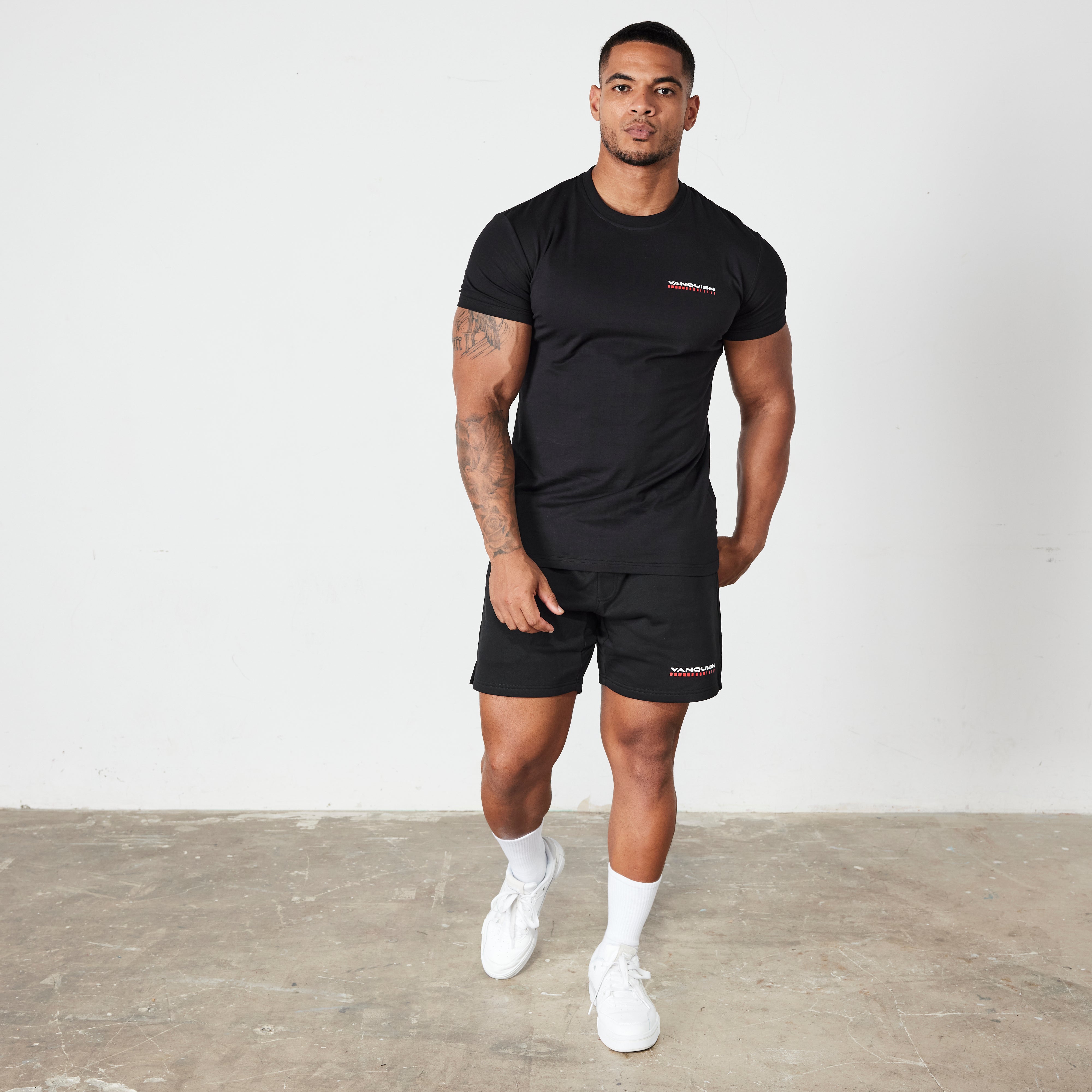 Vanquish Black Athletics Division Fitted T Shirt