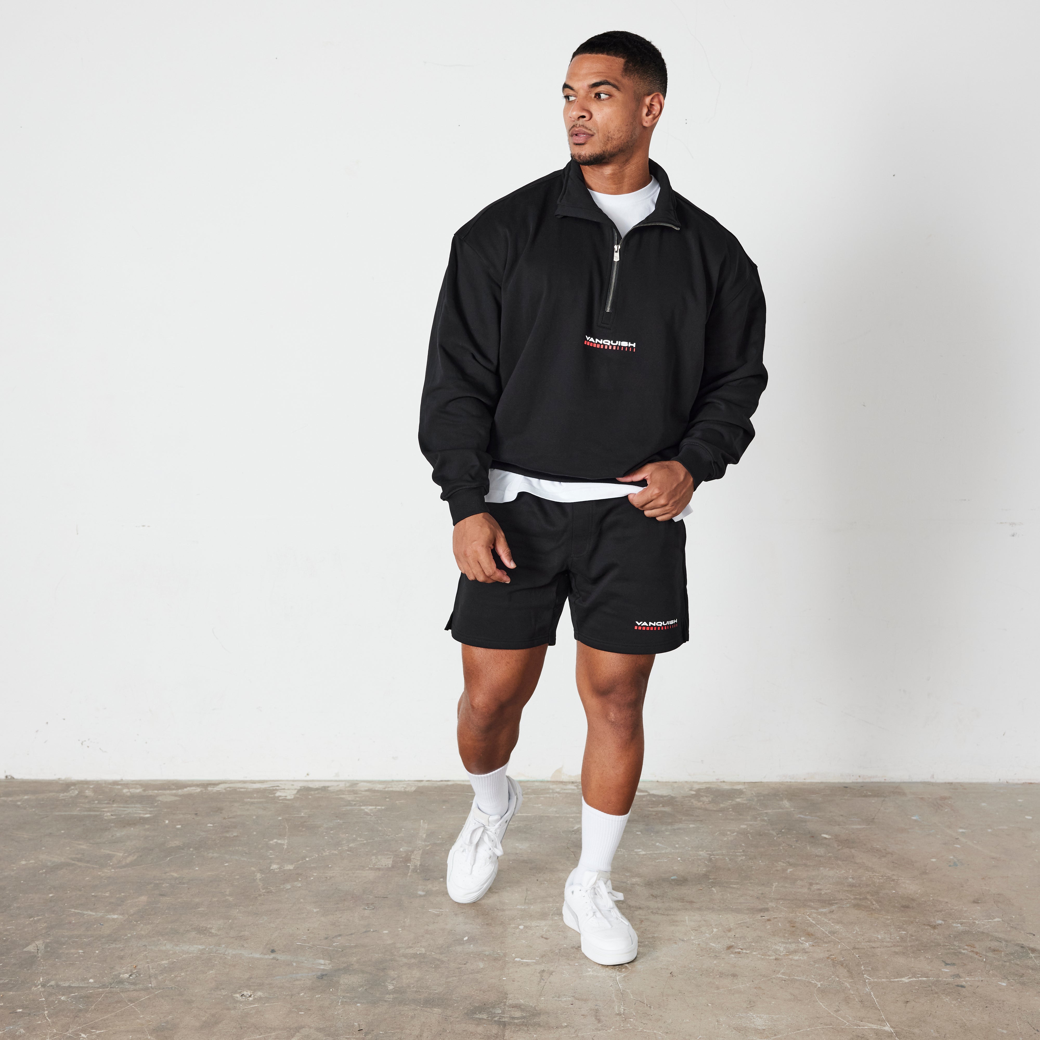 Vanquish Black Athletics Division Shorts