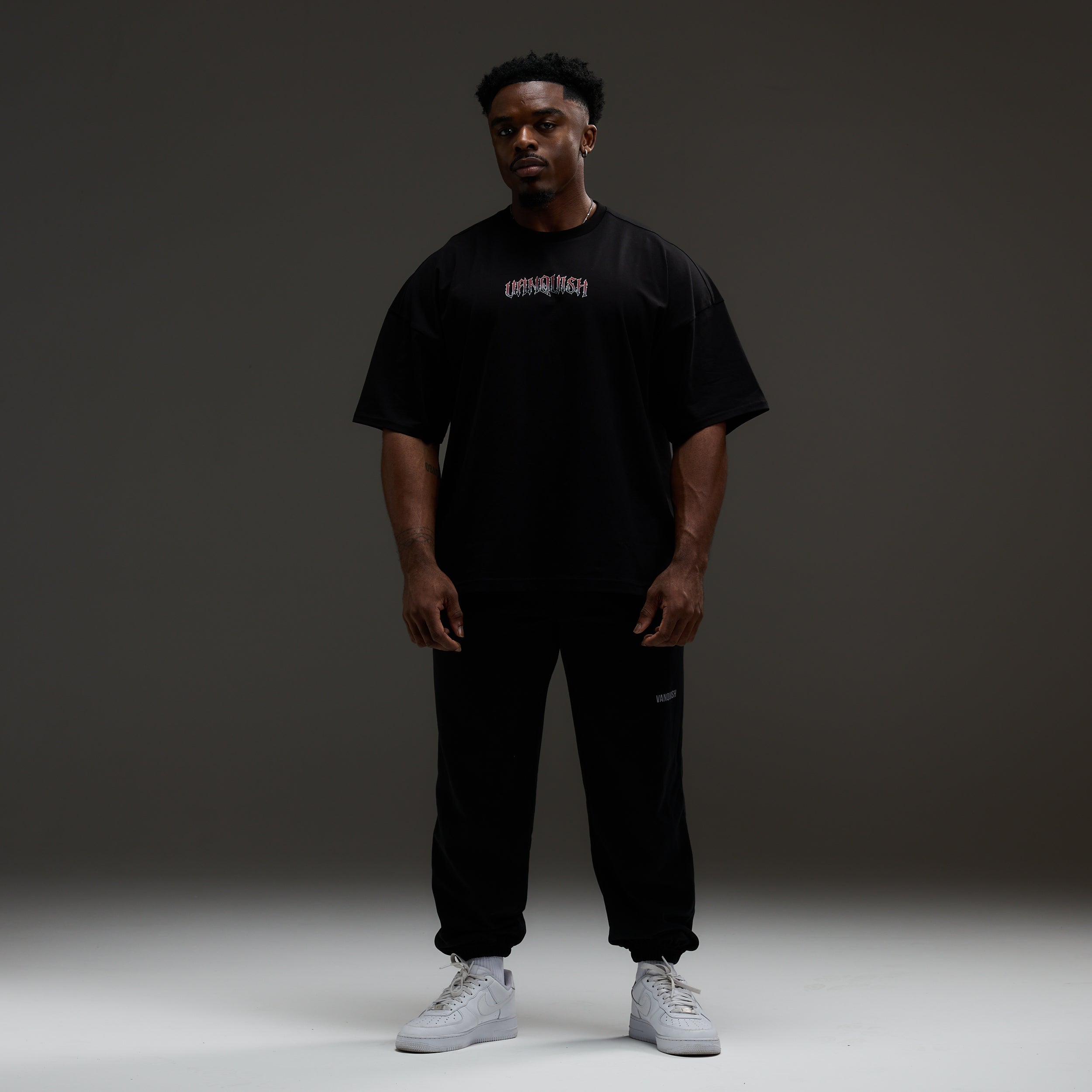 VQ x Baki: Black Baki Boxy Oversized T Shirt