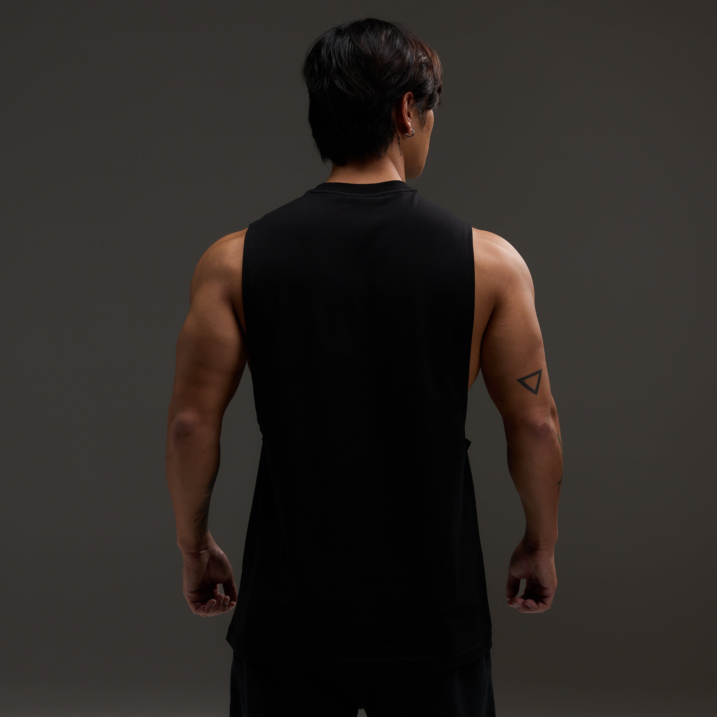 VQ x Baki: Black Yujiro Sleeveless T Shirt