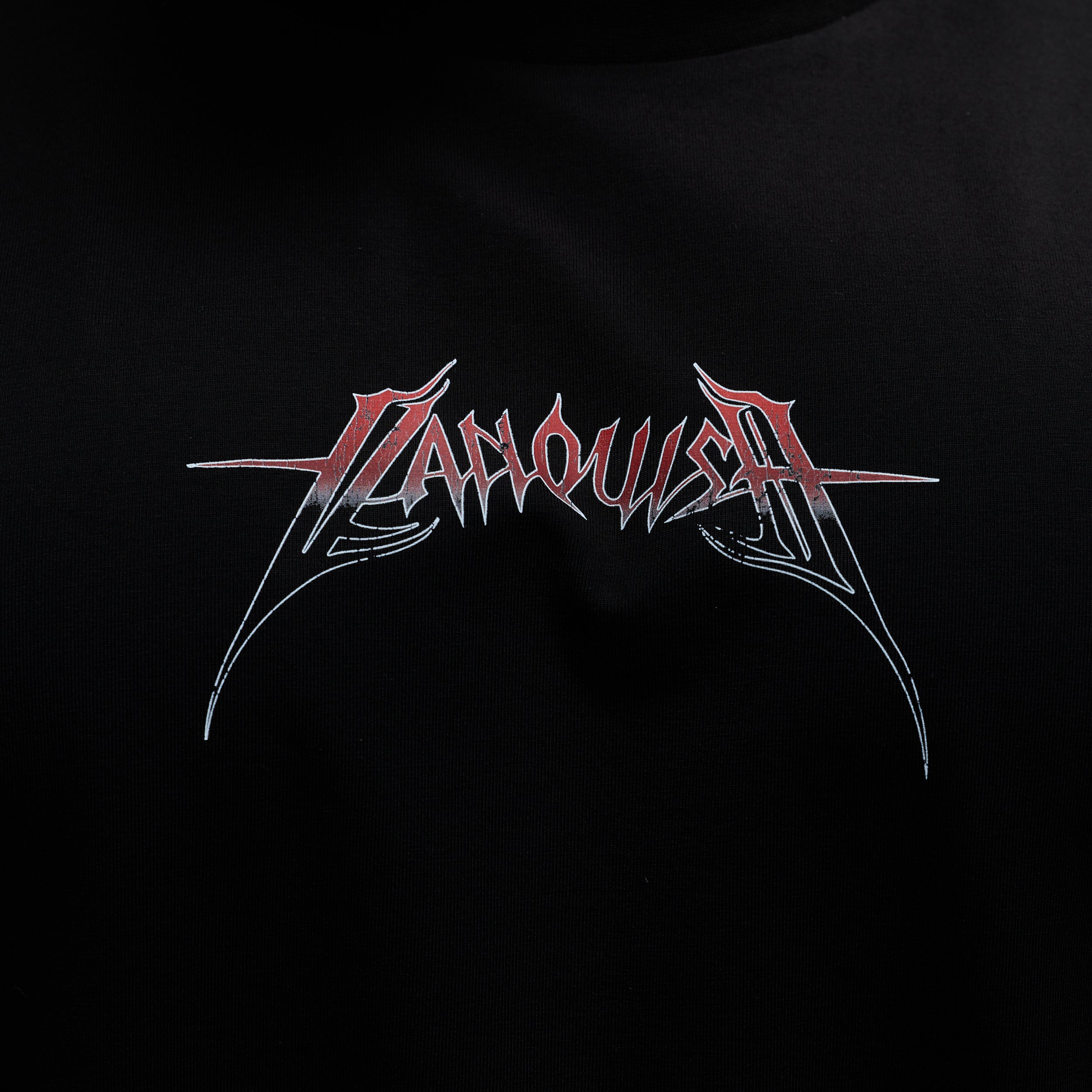 VQ x Baki: Black Yujiro Boxy Oversized T Shirt