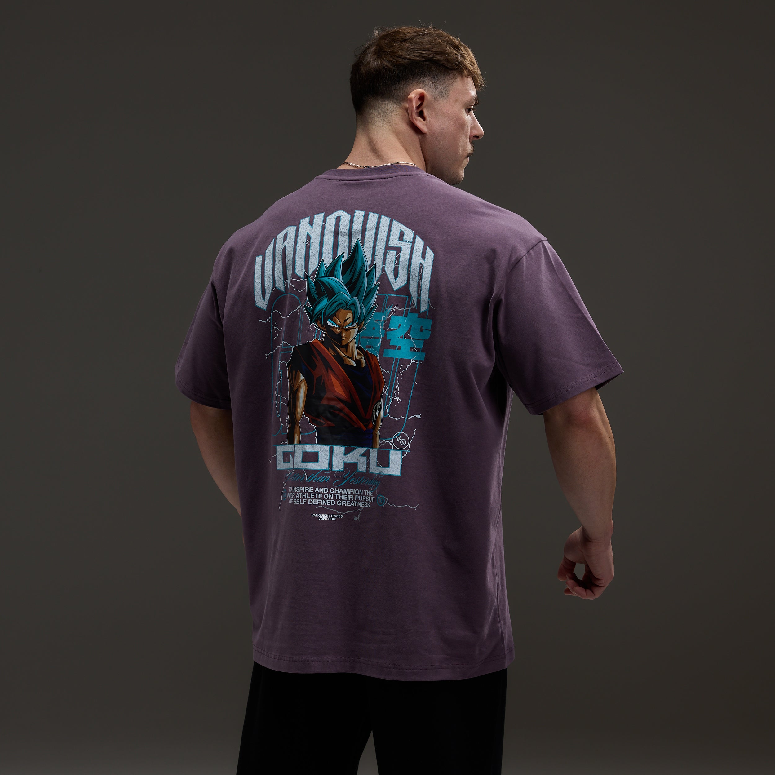 Vanquish DBS Goku SSGSS Nightshade Oversized T Shirt